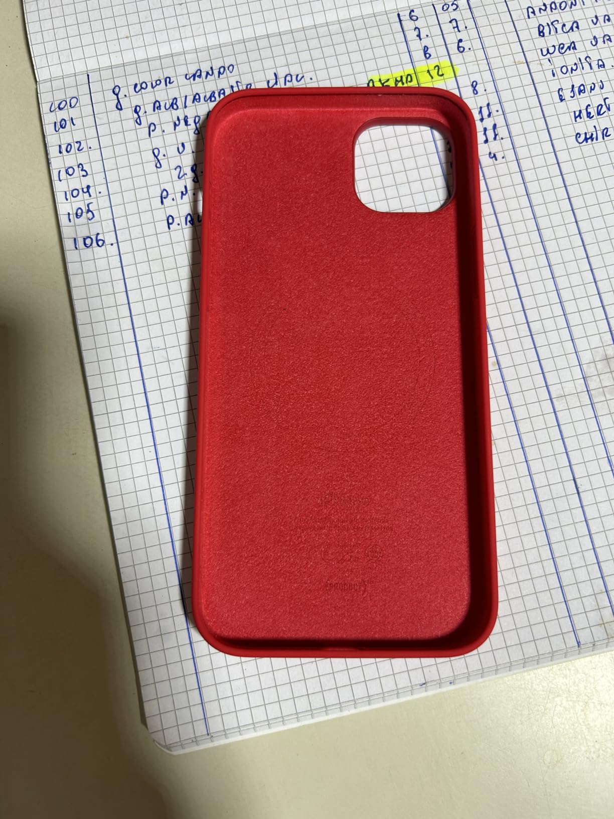 Apple MagSafe silicone custodia iPhone 14 Plus rossa