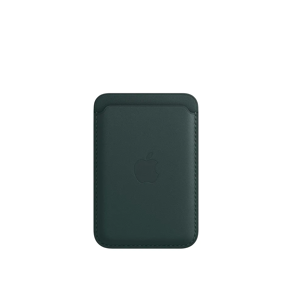 Apple Portafoglio MagSafe in Pelle iPhone Verde Foresta