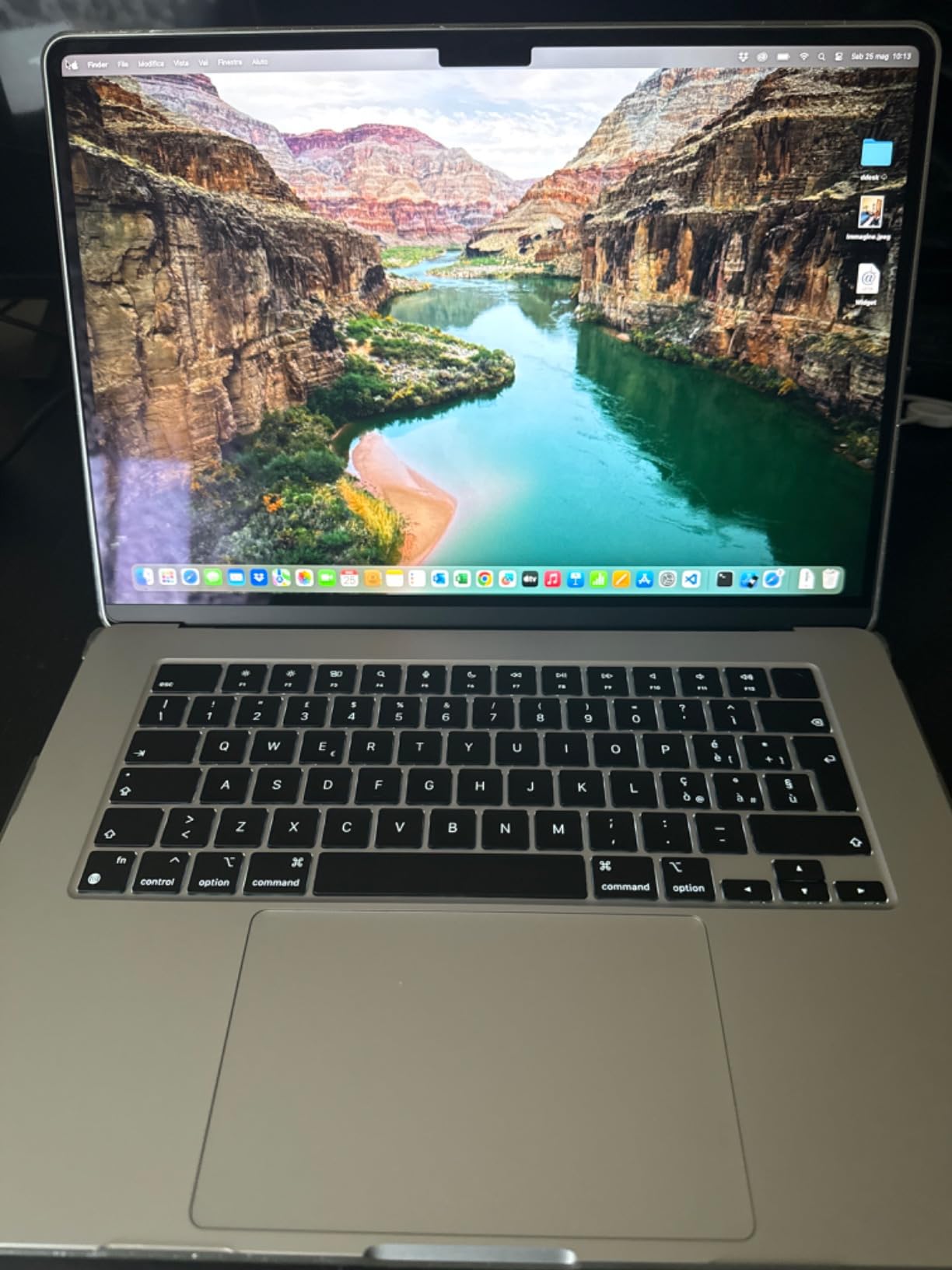 Apple MacBook Air 15 M3 2024 portatile 16GB 512GB Argento