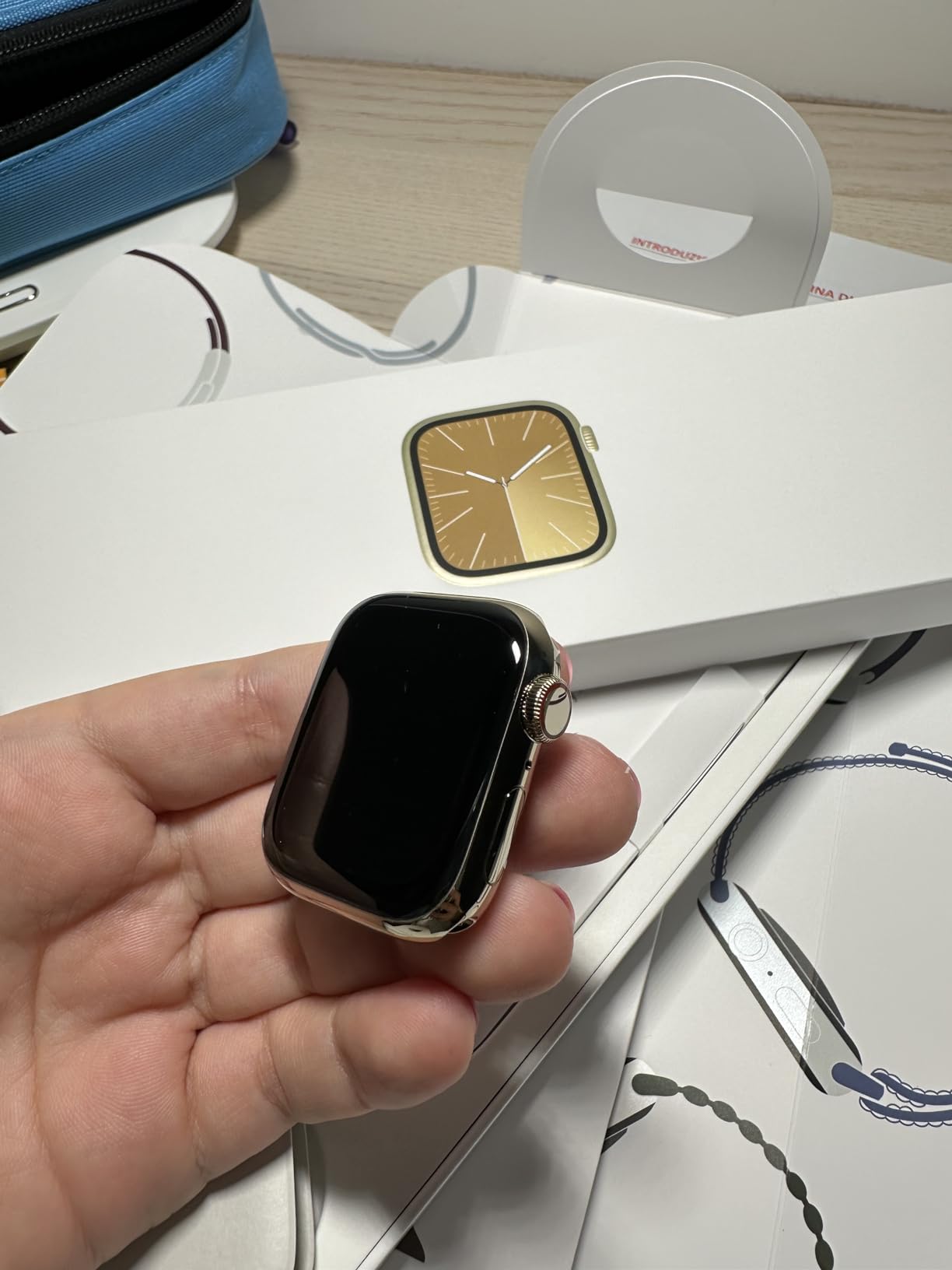 Apple Watch Series 9 smartwatch 41mm GPS Cellular grafite S/M