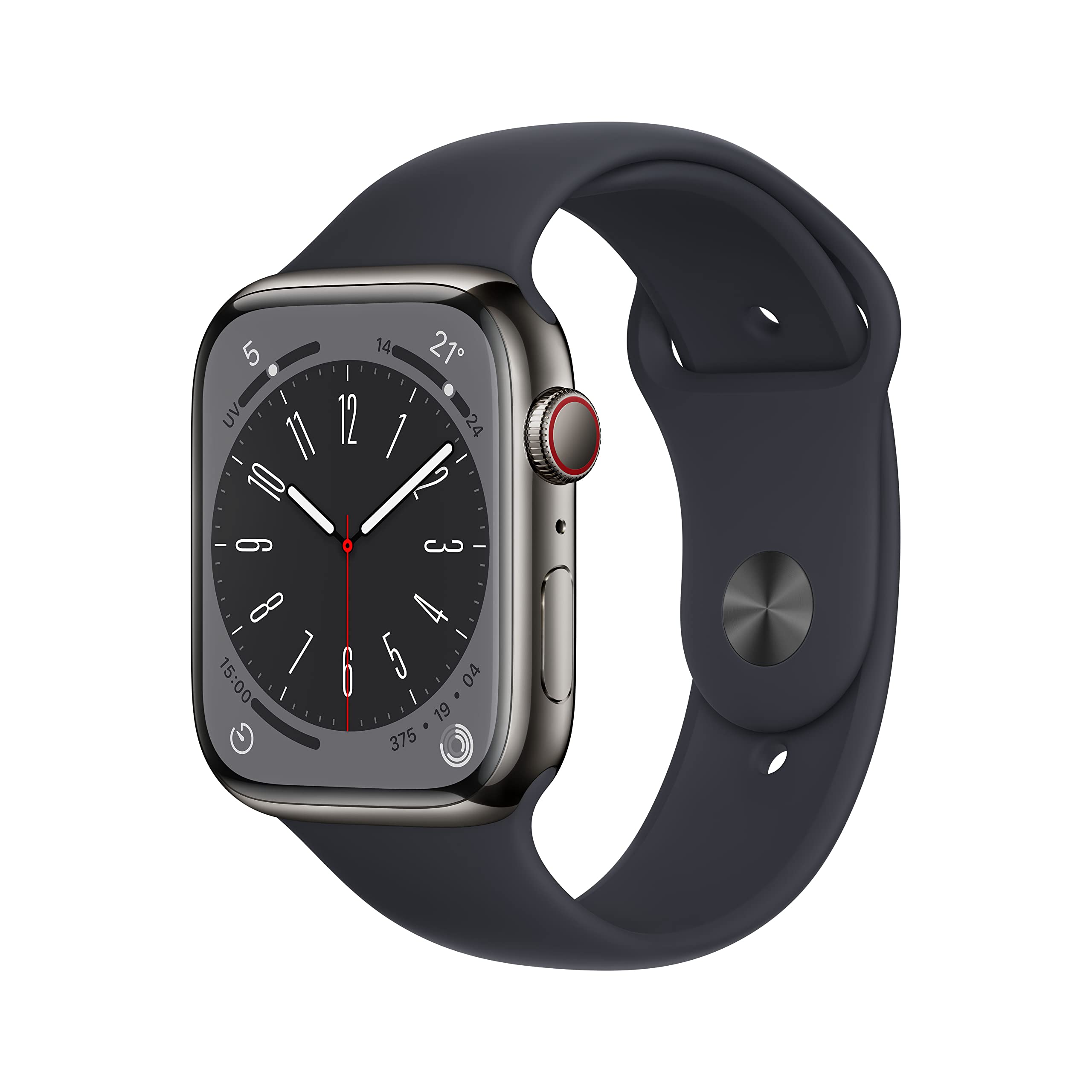Apple Watch Series 8 smartwatch 45mm GPS Cellular grafite mezzanotte