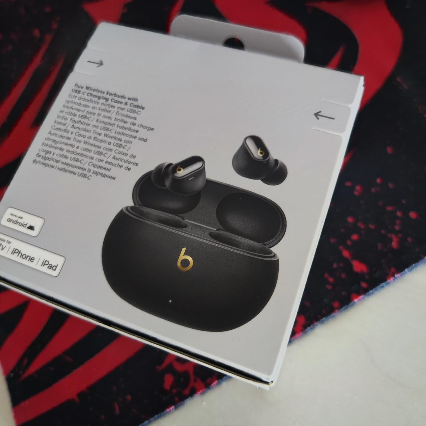 Beats Studio Buds+ auricolari wireless nero e oro ANC