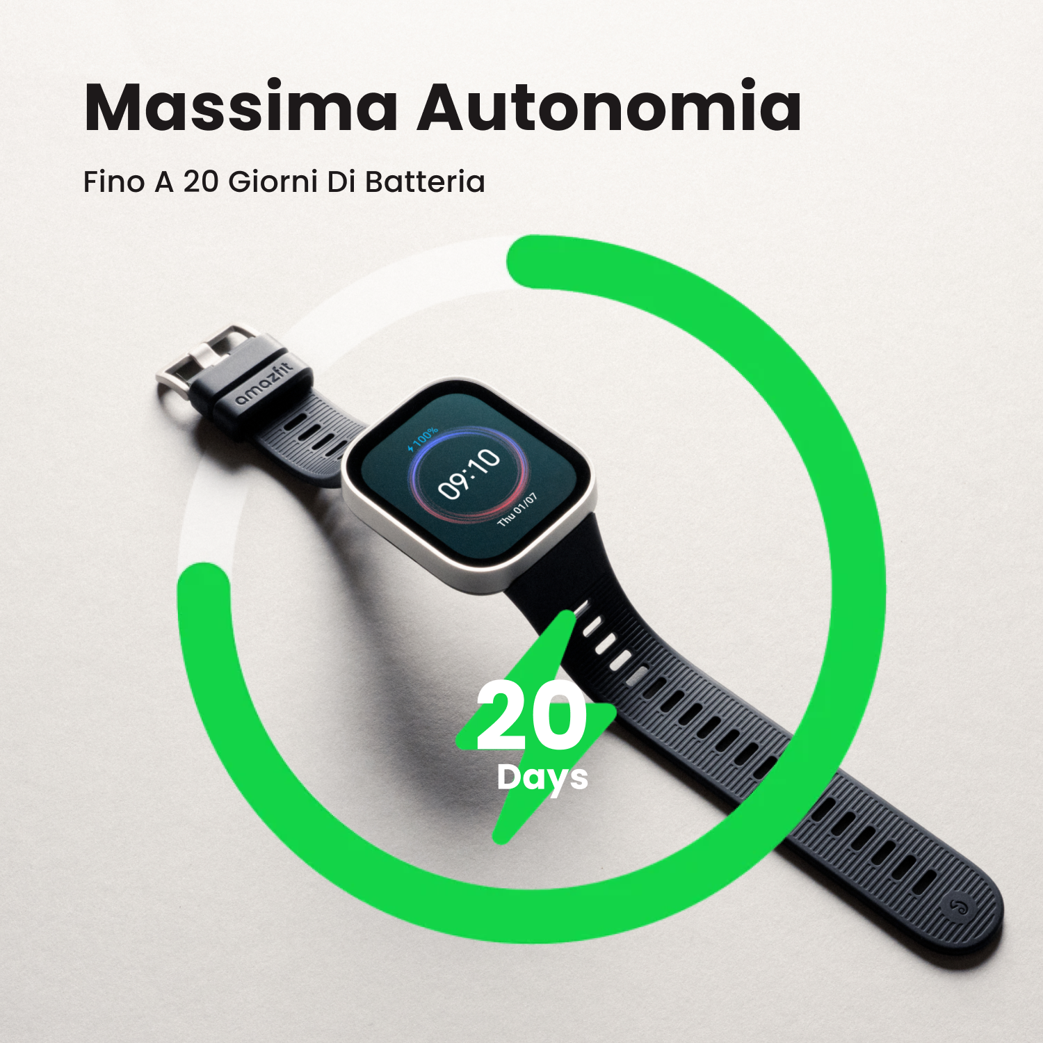 Huami Bip Max smartwatch AMOLED 20 giorni batteria