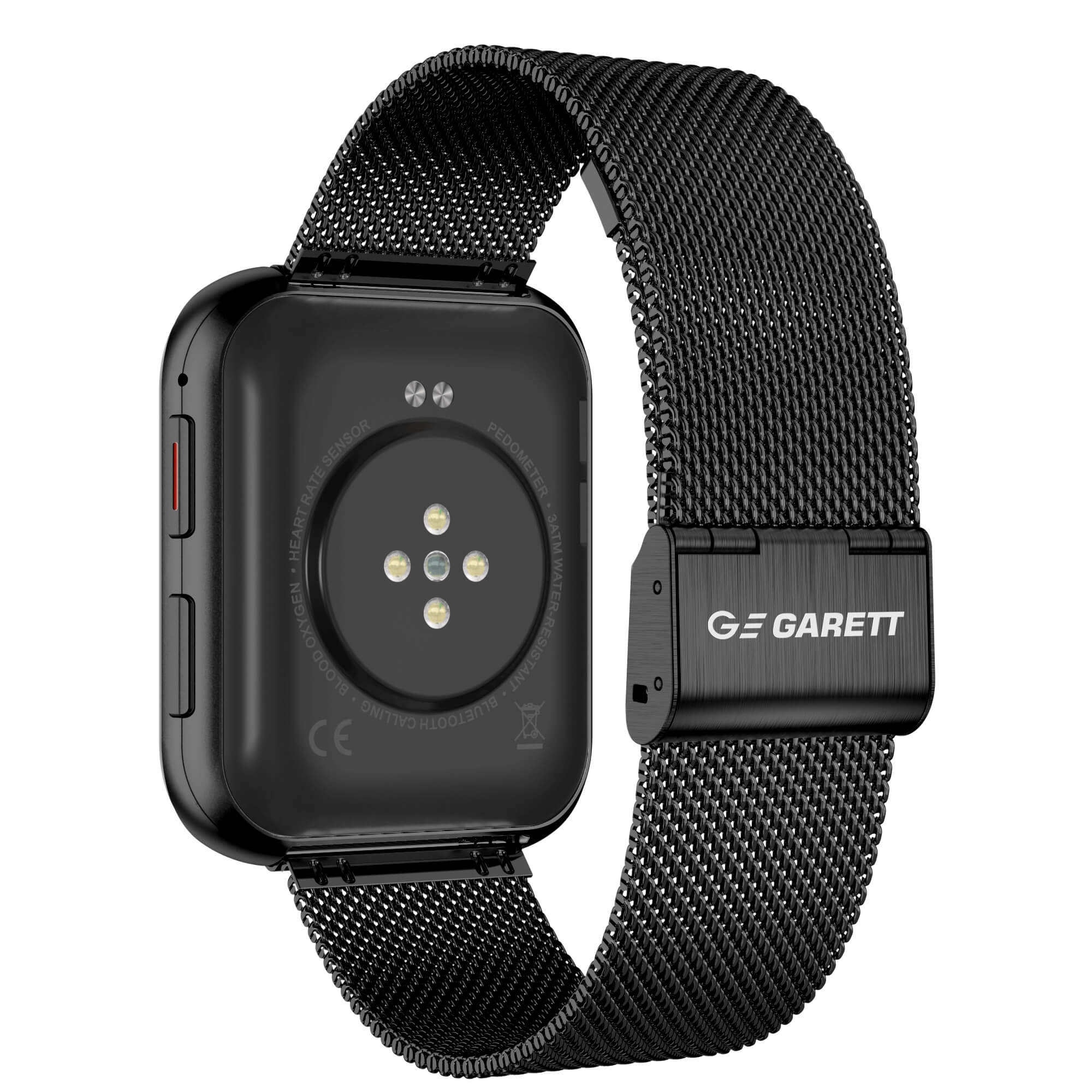 Garett GRC MAXX smartwatch nero acciaio AMOLED