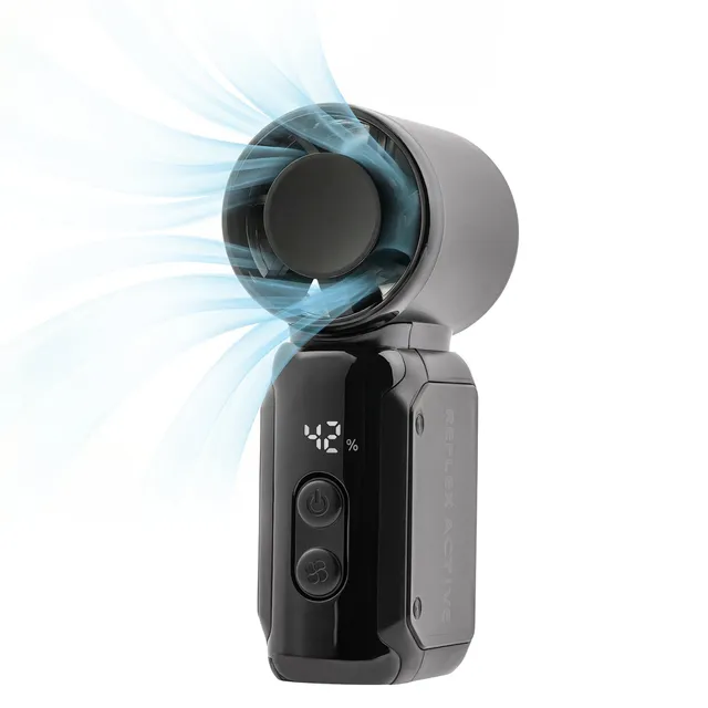 Reflex Active mini ventilatore portatile nero USB-C 8 ore