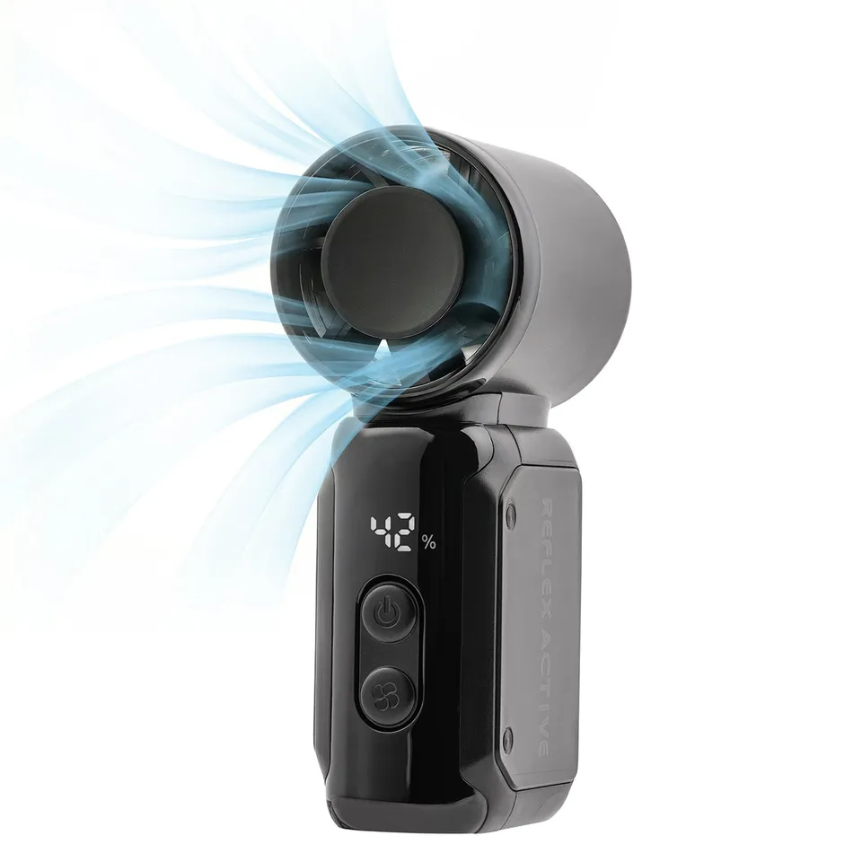 Reflex Active mini ventilatore portatile nero USB-C 8 ore