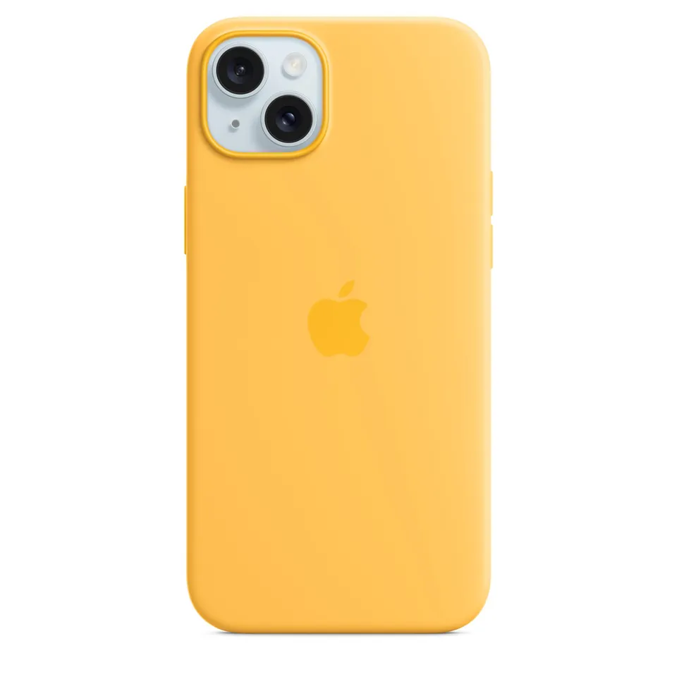 Apple Custodia MagSafe iPhone 15 Plus cover silicone sole