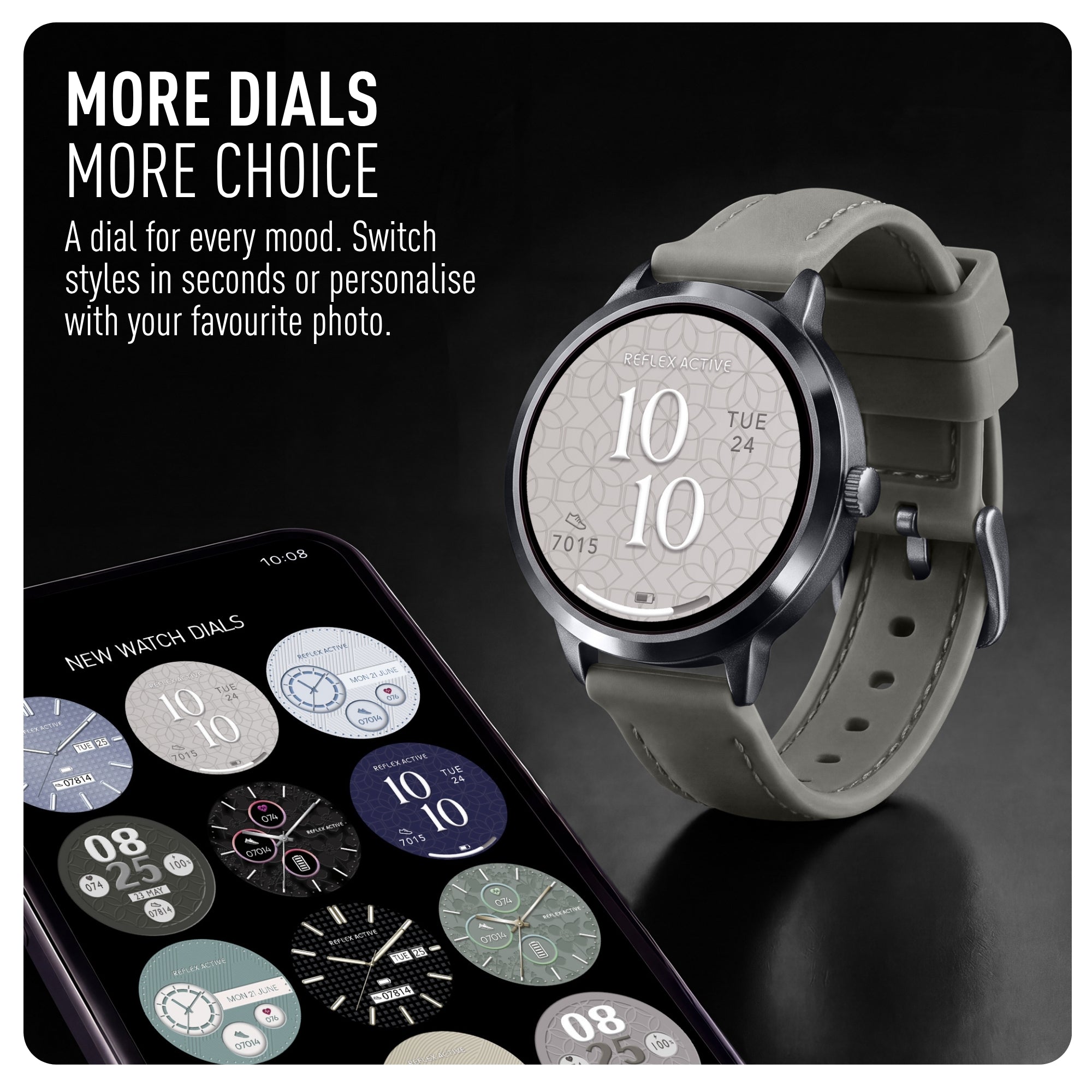 Reflex Active Spectra smartwatch grigio display AMOLED chiamate