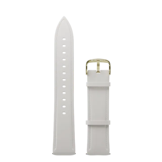 Garett Universal cinturino pelle bianco 20 mm elegante