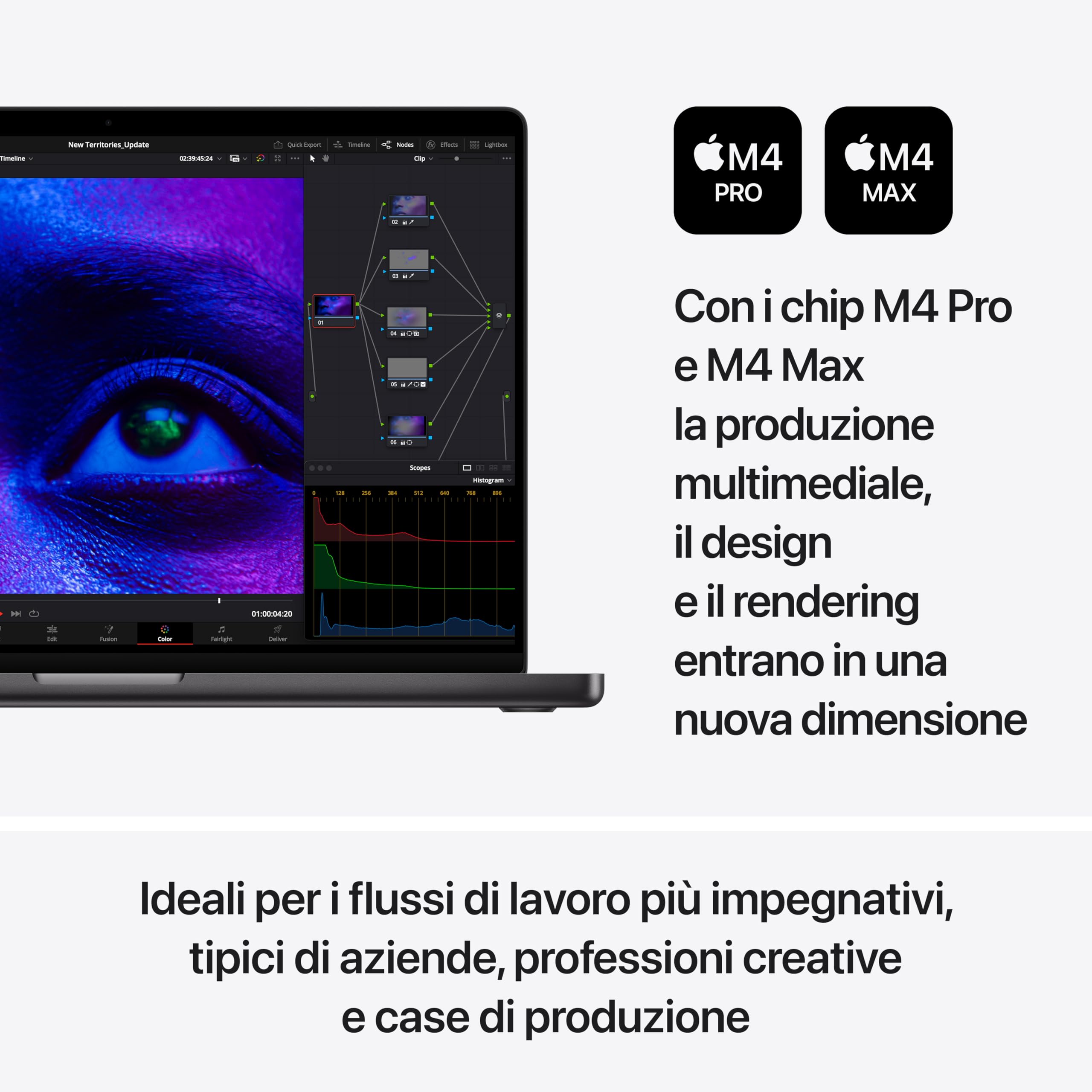 Apple MacBook Pro 16,2 M4 Pro notebook Nero siderale 512GB