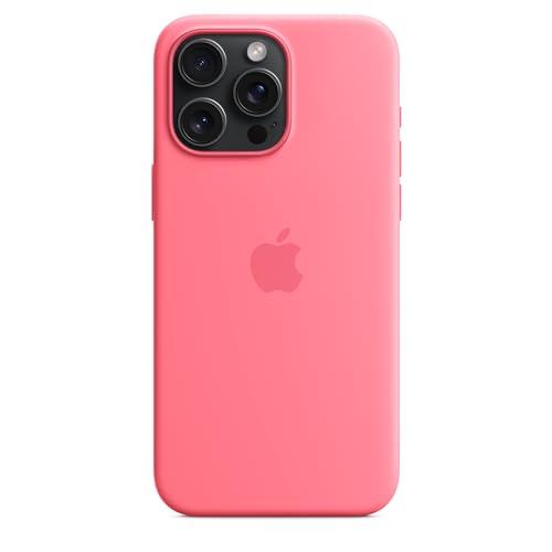 Apple iPhone 15 Pro Max custodia silicone Rosa MagSafe