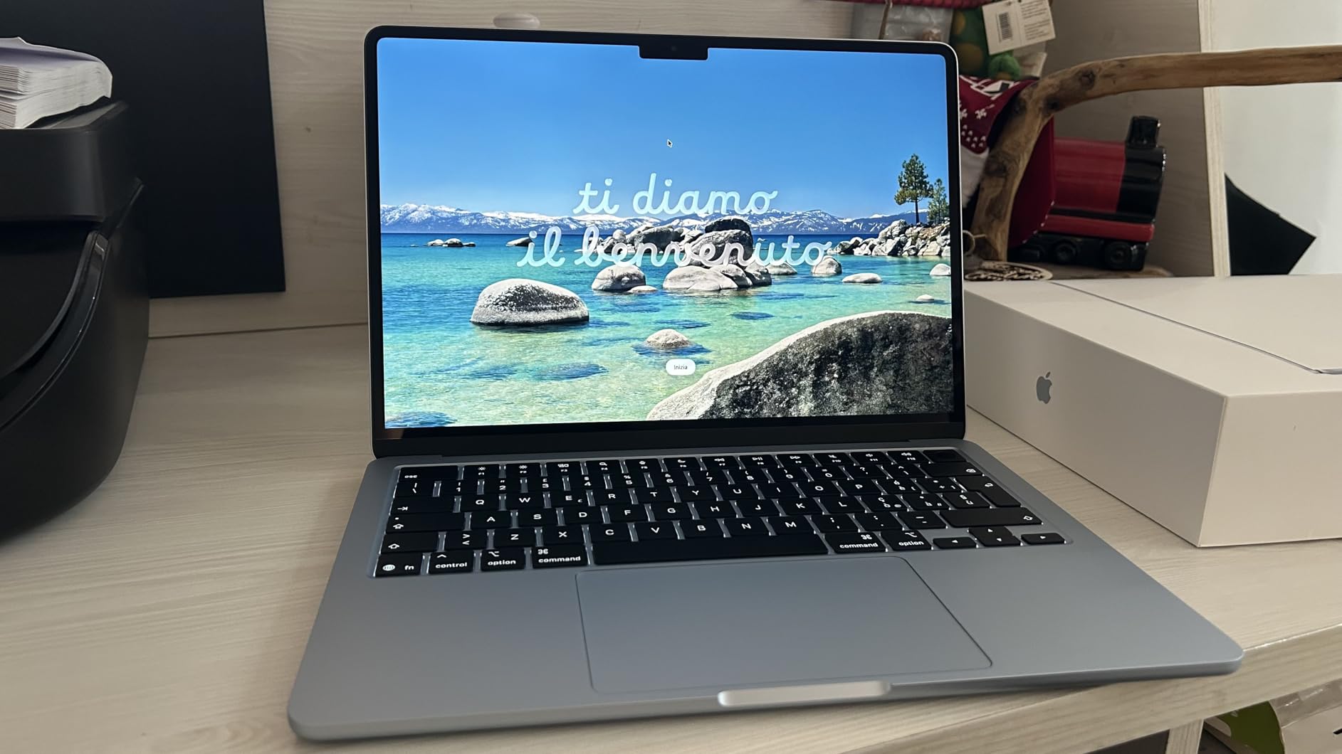 Apple MacBook Air M4 2025 portatile 13,6" 256GB Celeste