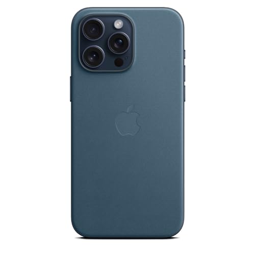 Apple FineWoven Custodia iPhone 15 Pro Max Blu Pacifico MagSafe