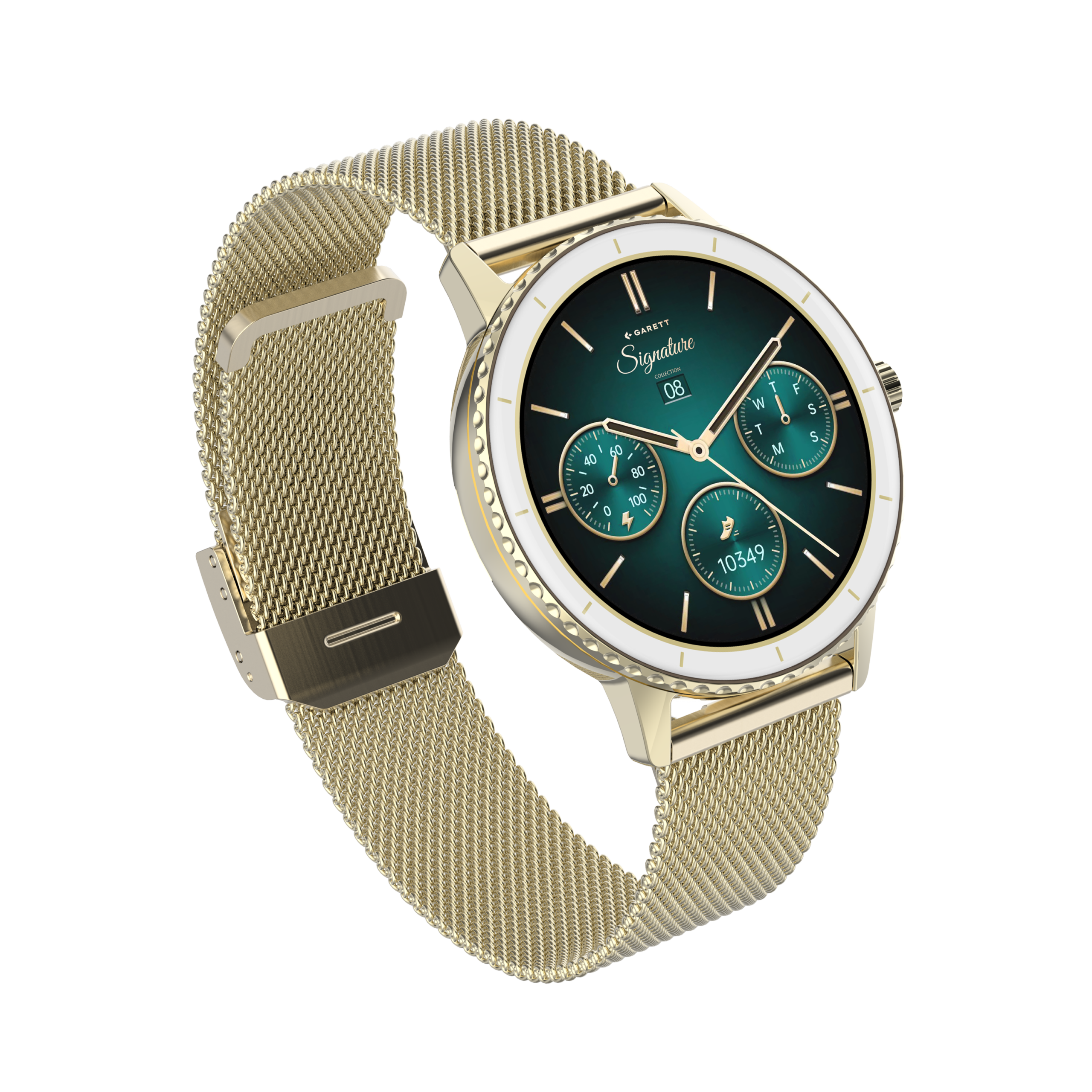 Garett Grace smartwatch oro mesh AMOLED donna