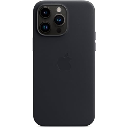Apple iPhone 14 Pro custodia in pelle MagSafe mezzanotte