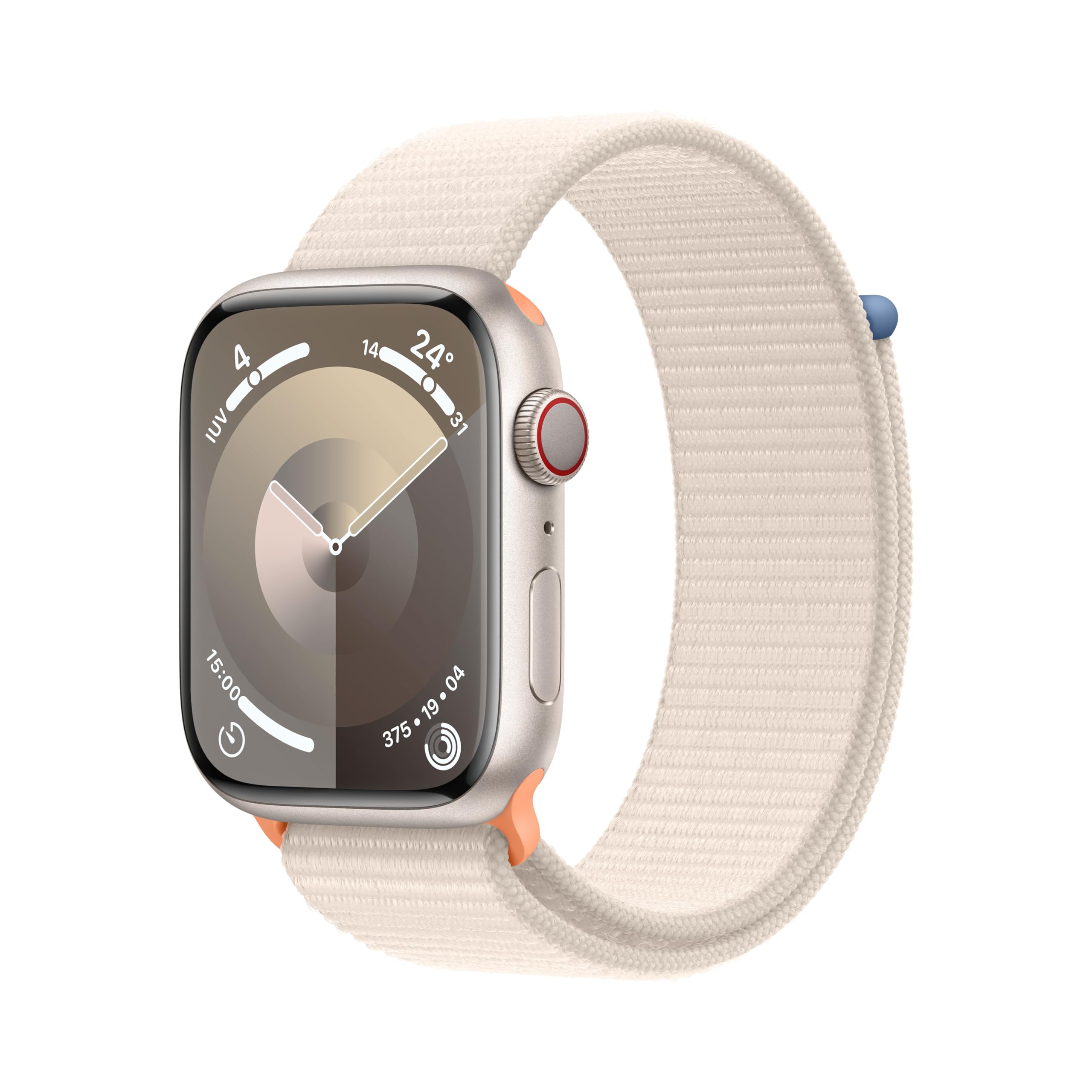 Apple Watch Series 9 GPS Cellular 45mm smartwatch galassia