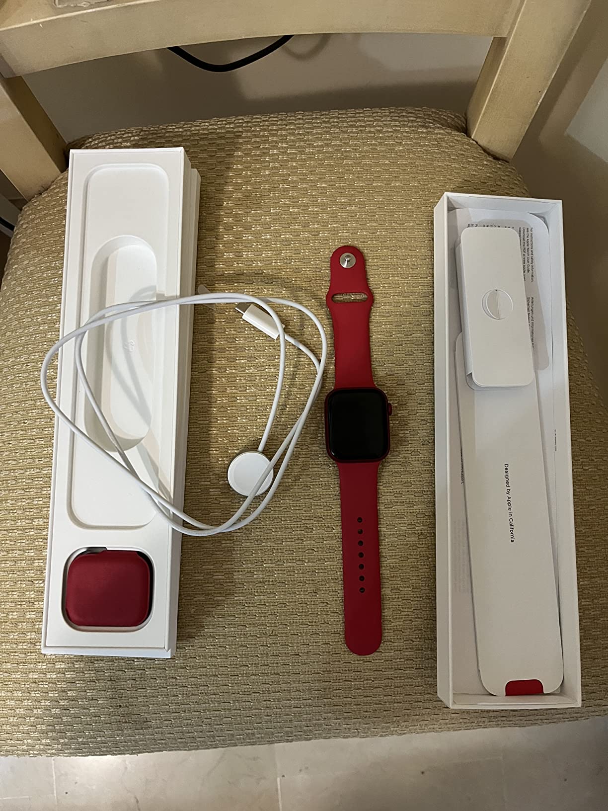 Apple Watch Series 7 41mm smartwatch GPS+Cellular RED alluminio