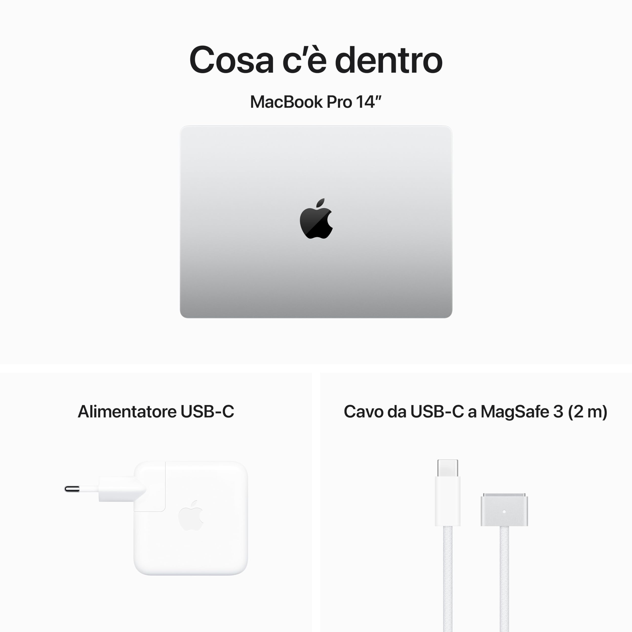Apple MacBook Pro M3 Pro 11/14 core 14,2" portatile argento 18GB 512GB
