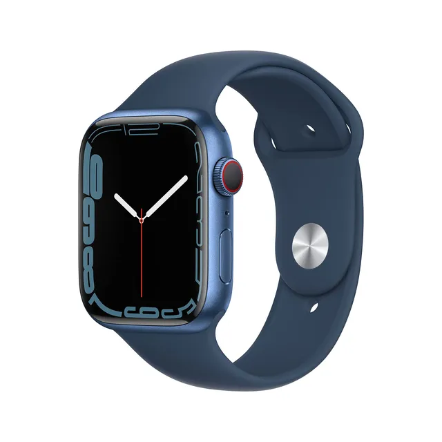 Apple Watch Series 7 smartwatch 45mm GPS+Cellular blu alluminio