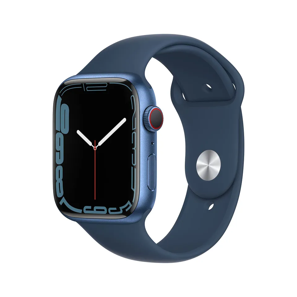 Apple Watch Series 7 smartwatch 45mm GPS+Cellular blu alluminio