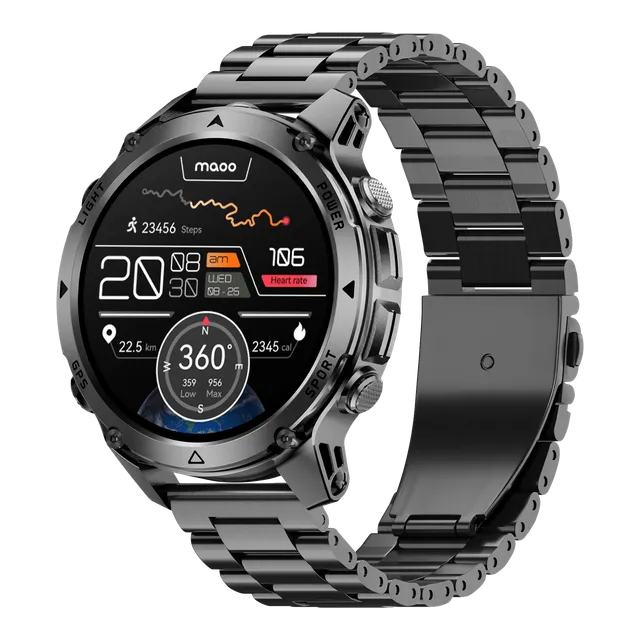 Maoo Titan GPS smartwatch gun metal 51mm