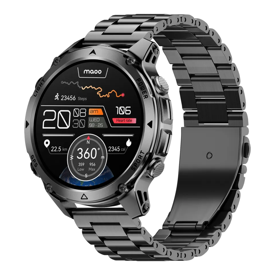 Maoo Titan GPS smartwatch gun metal 51mm