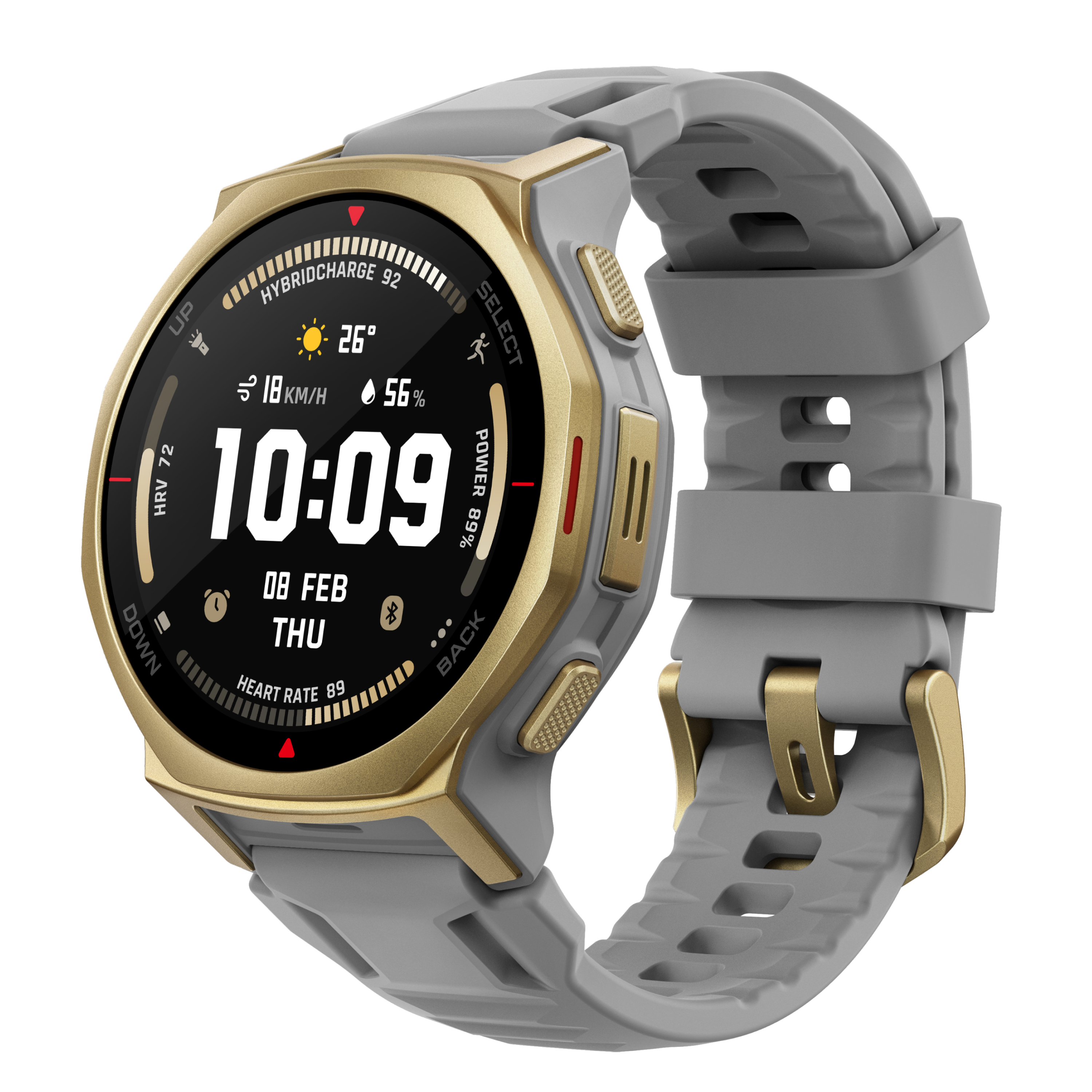 Amazfit T-Rex 3 Pro smartwatch nero oro 44 mm