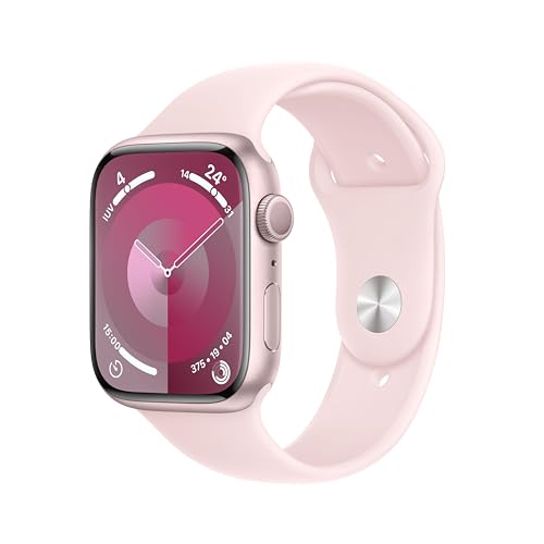 Apple Watch Series 9 GPS 45mm smartwatch rosa display always-on