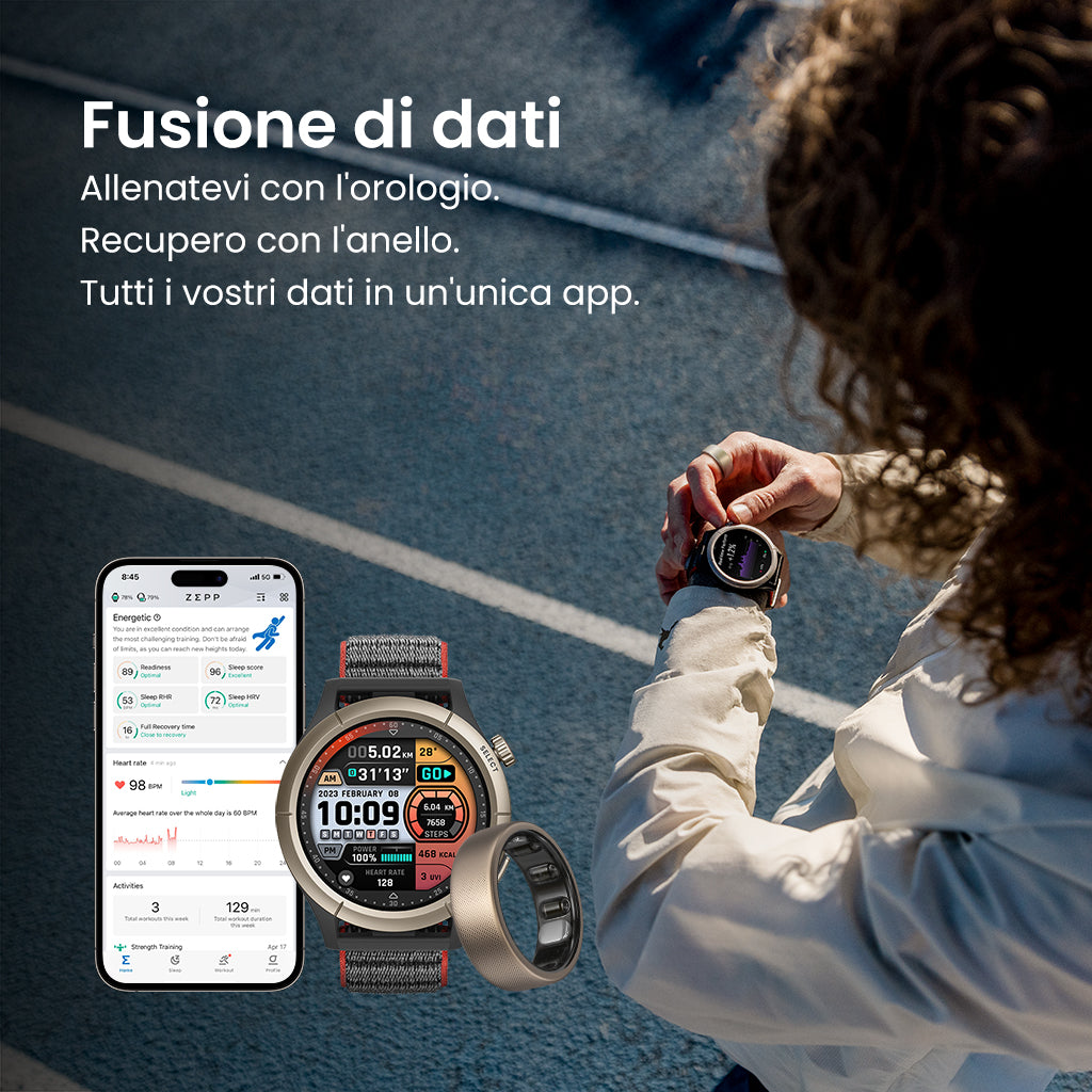 Huami Helio Ring smart ring sonno HRV misura 10