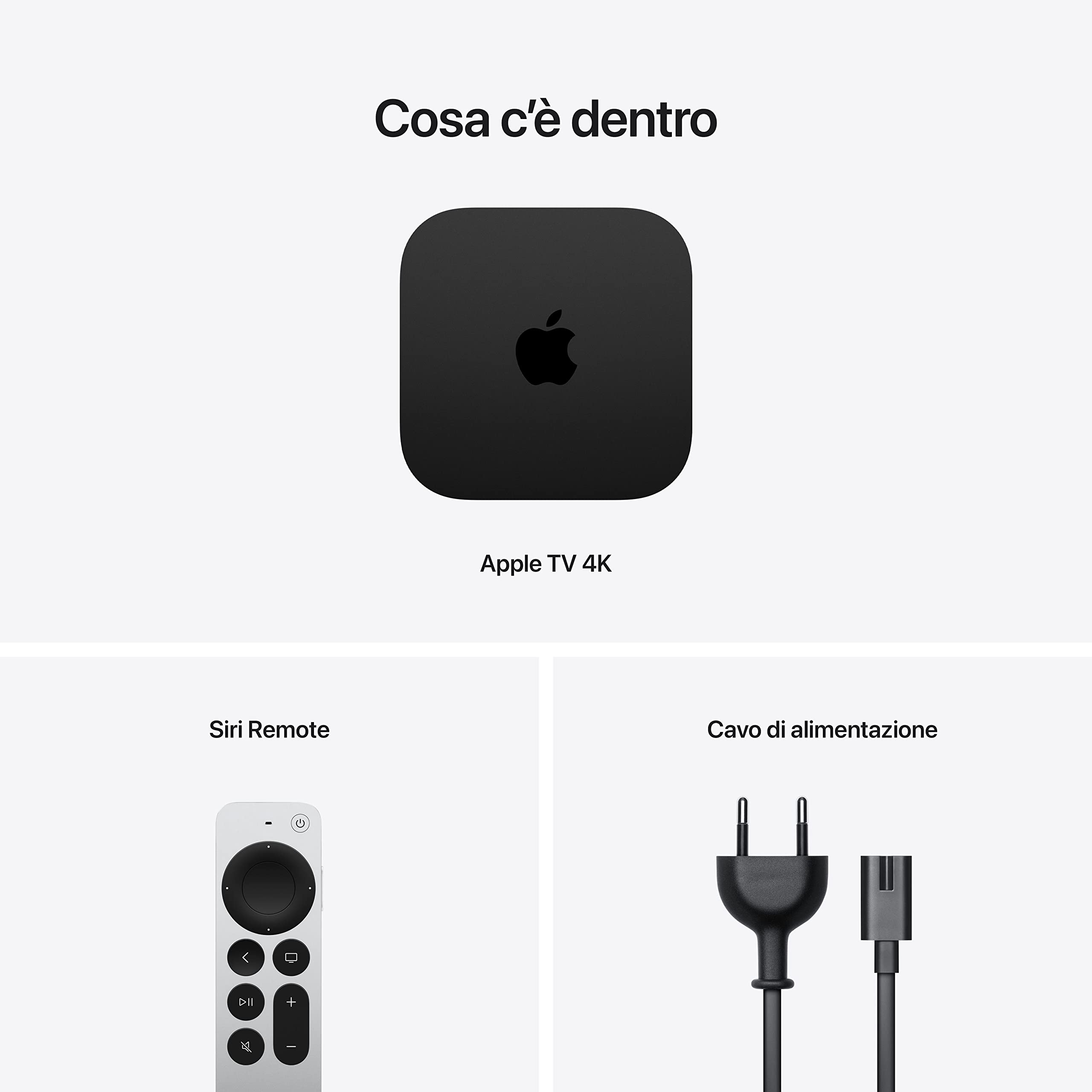 Apple TV 4K Wi-Fi 64GB box TV 3a generazione Dolby