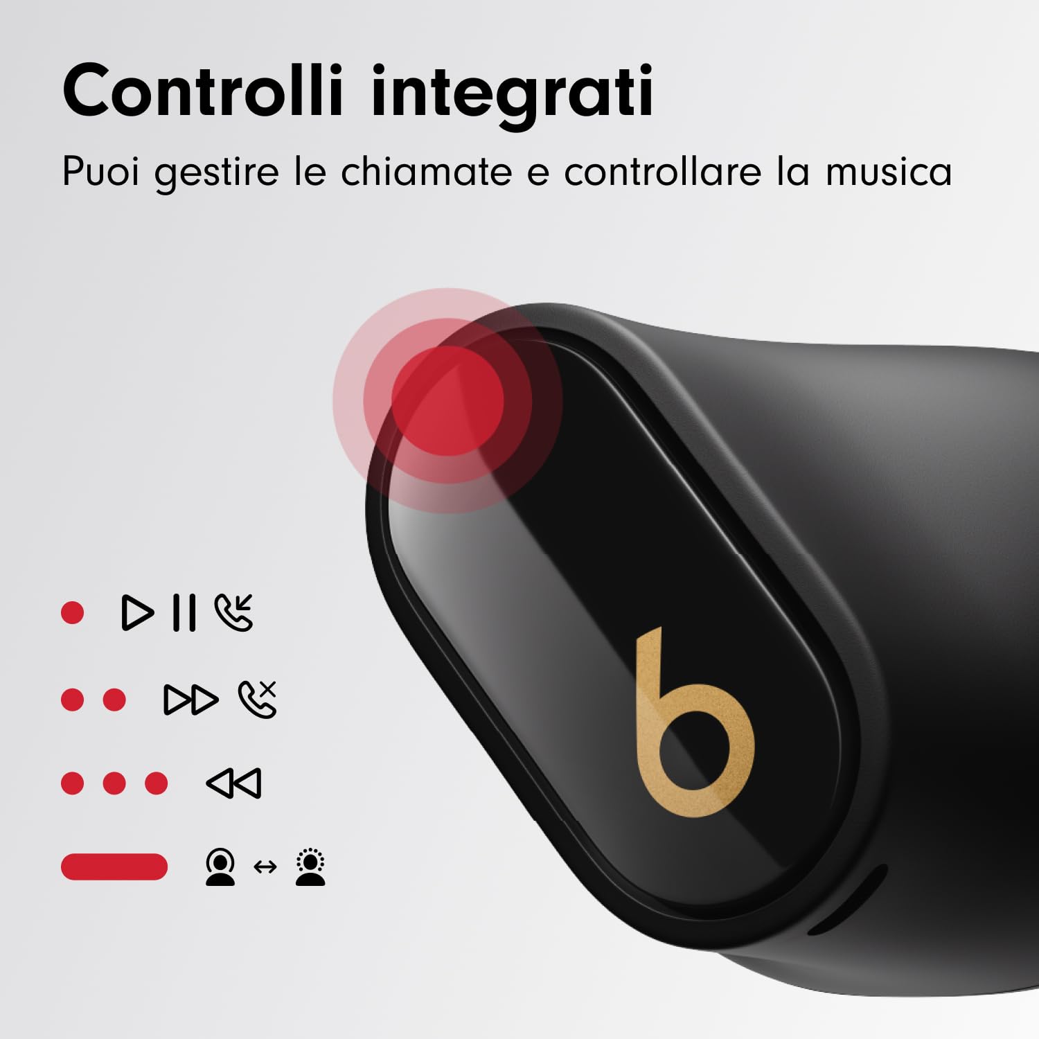 Beats Studio Buds+ auricolari wireless nero e oro ANC