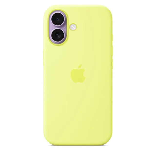 Apple Custodia MagSafe silicone per iPhone 17 Giallo neon