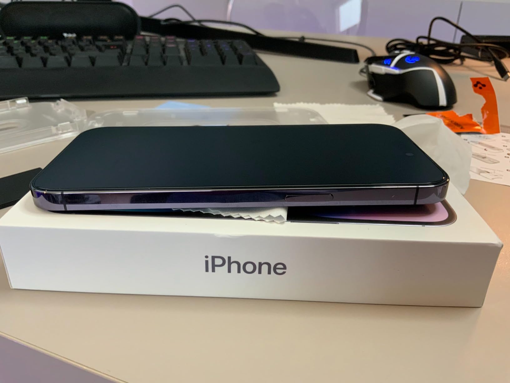 Apple iPhone 14 Pro Max smartphone 256 GB viola scuro 48MP