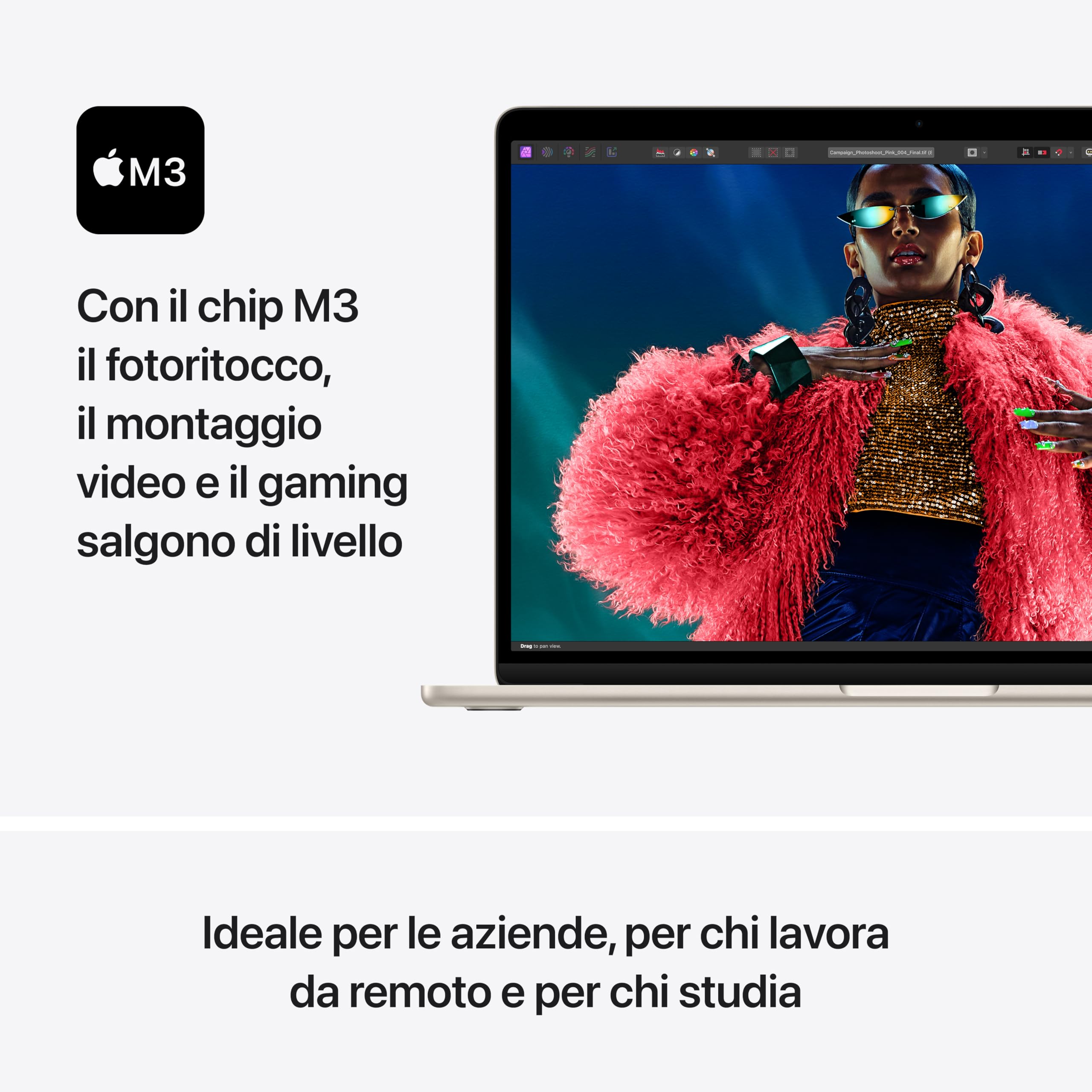 Apple MacBook Air 15 M3 portatile 24GB 512GB galassia