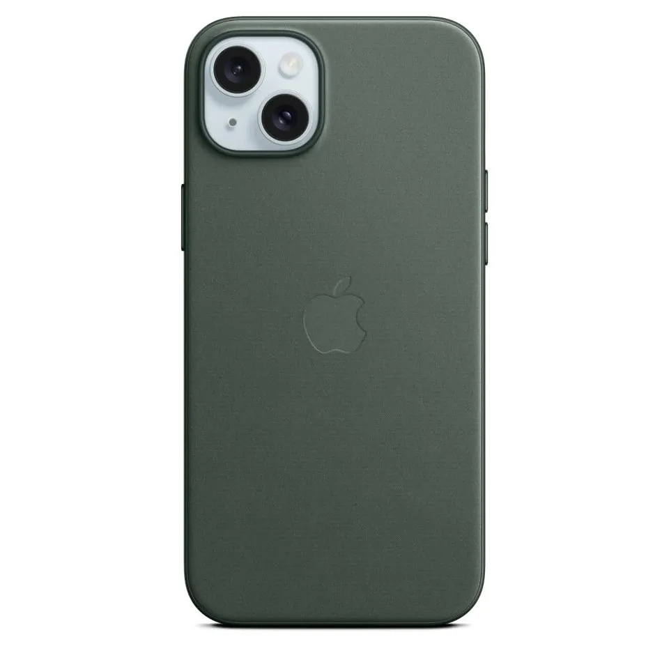 Apple Custodia FineWoven iPhone 15 Plus Sempreverde