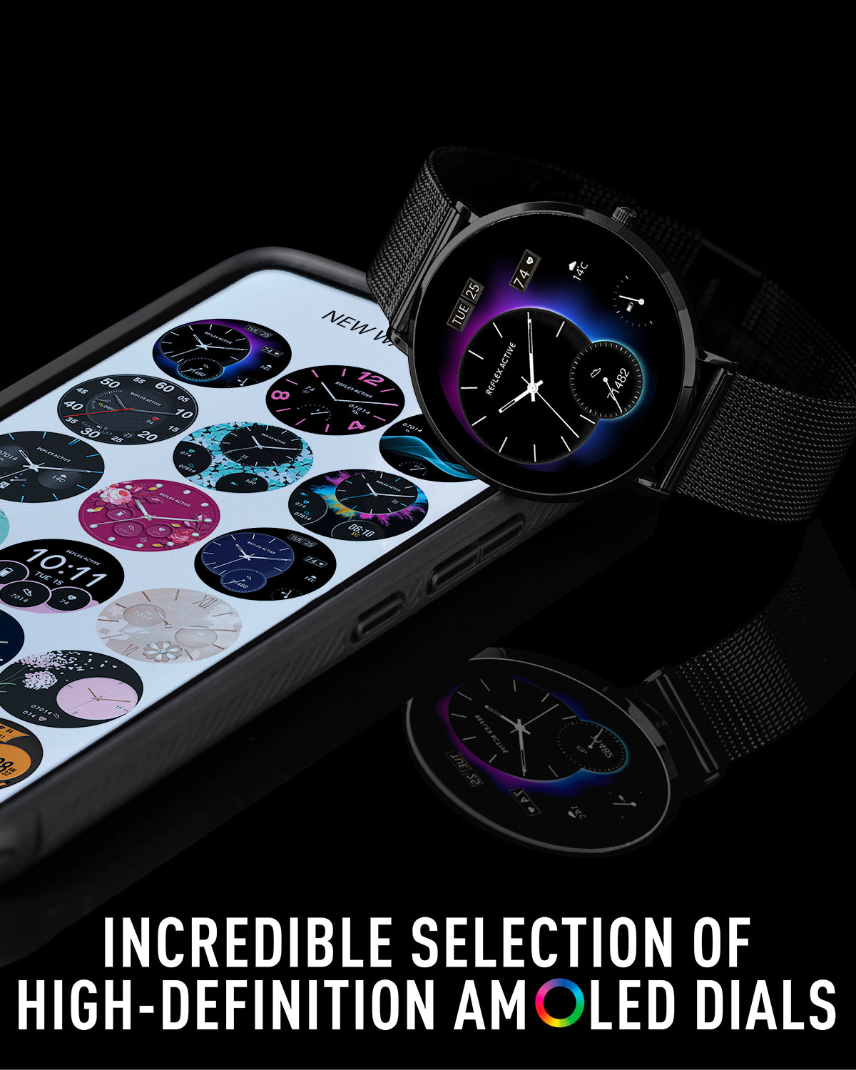 Reflex Active Spectra 300 R Slim smartwatch AMOLED set 2 cinturini