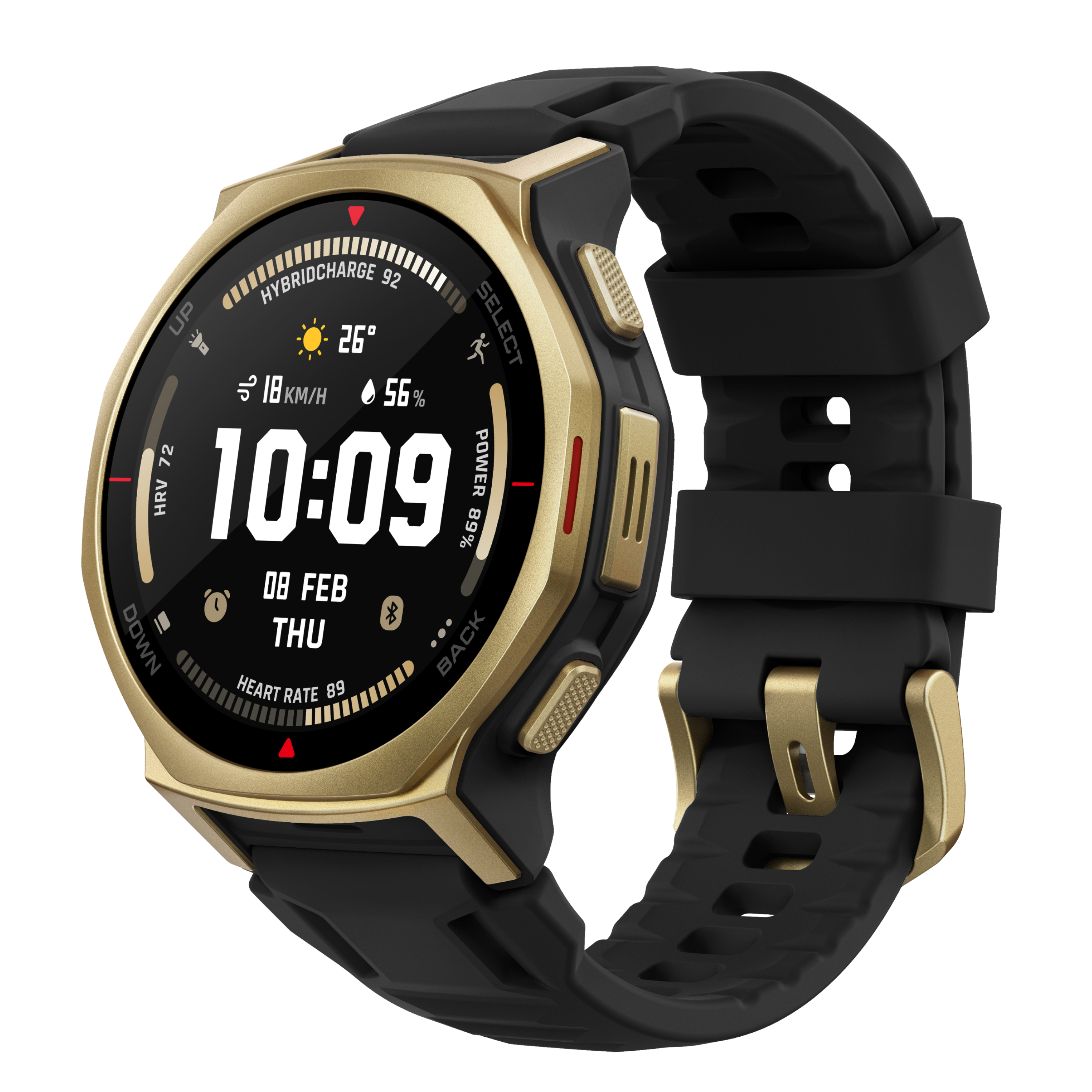 Amazfit T-Rex 3 Pro smartwatch nero oro 44 mm