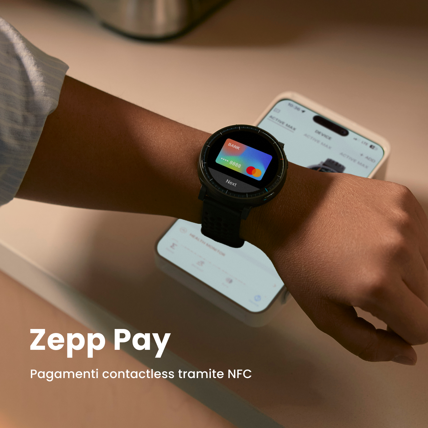 Amazfit Active Max smartwatch Nero AMOLED 25 giorni