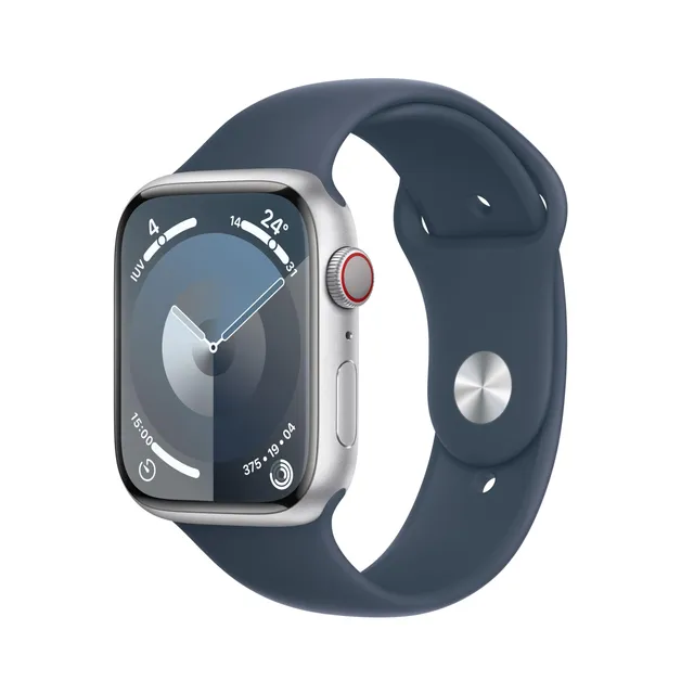 Apple Watch Series 9 GPS Cellular 45mm smartwatch argento ECG