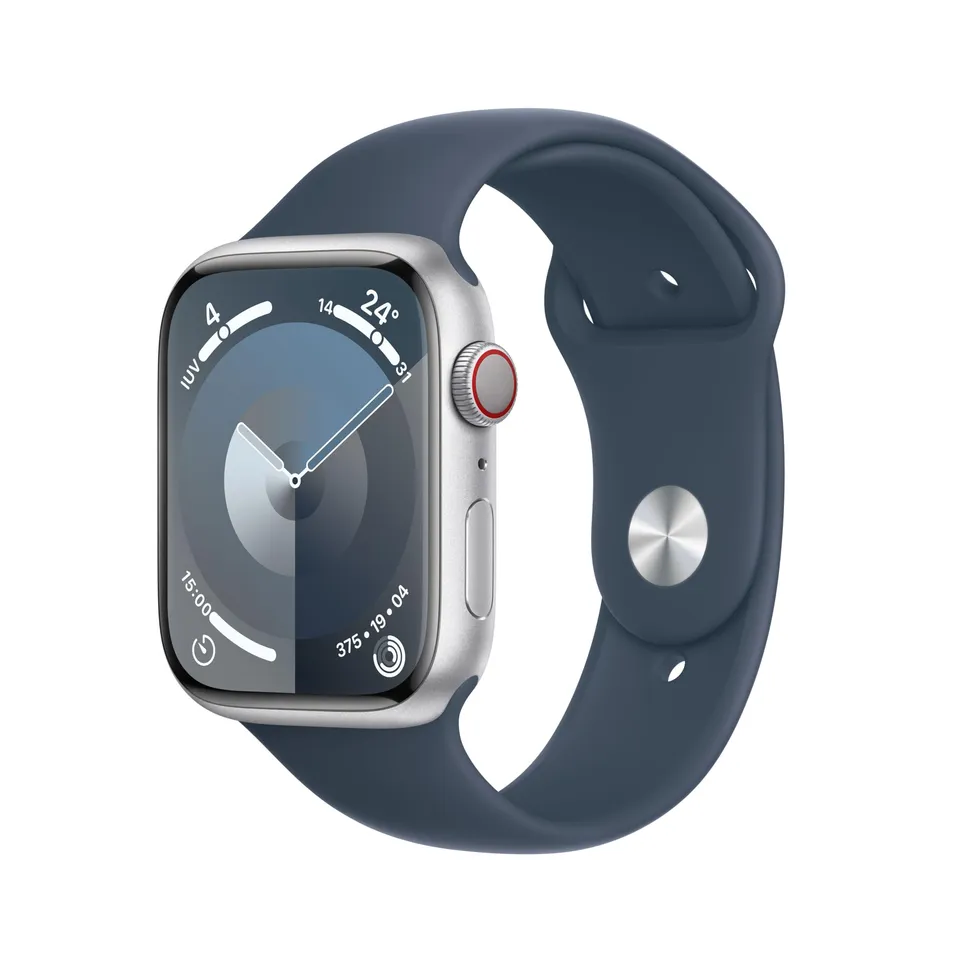 Apple Watch Series 9 GPS Cellular 45mm smartwatch argento ECG