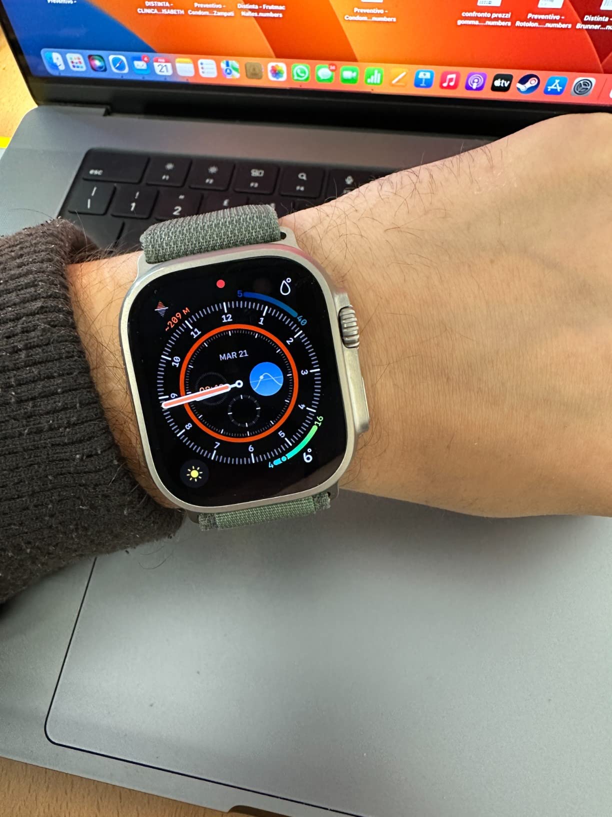 Apple Watch Ultra 49mm Smartwatch Titanio Alpine Loop