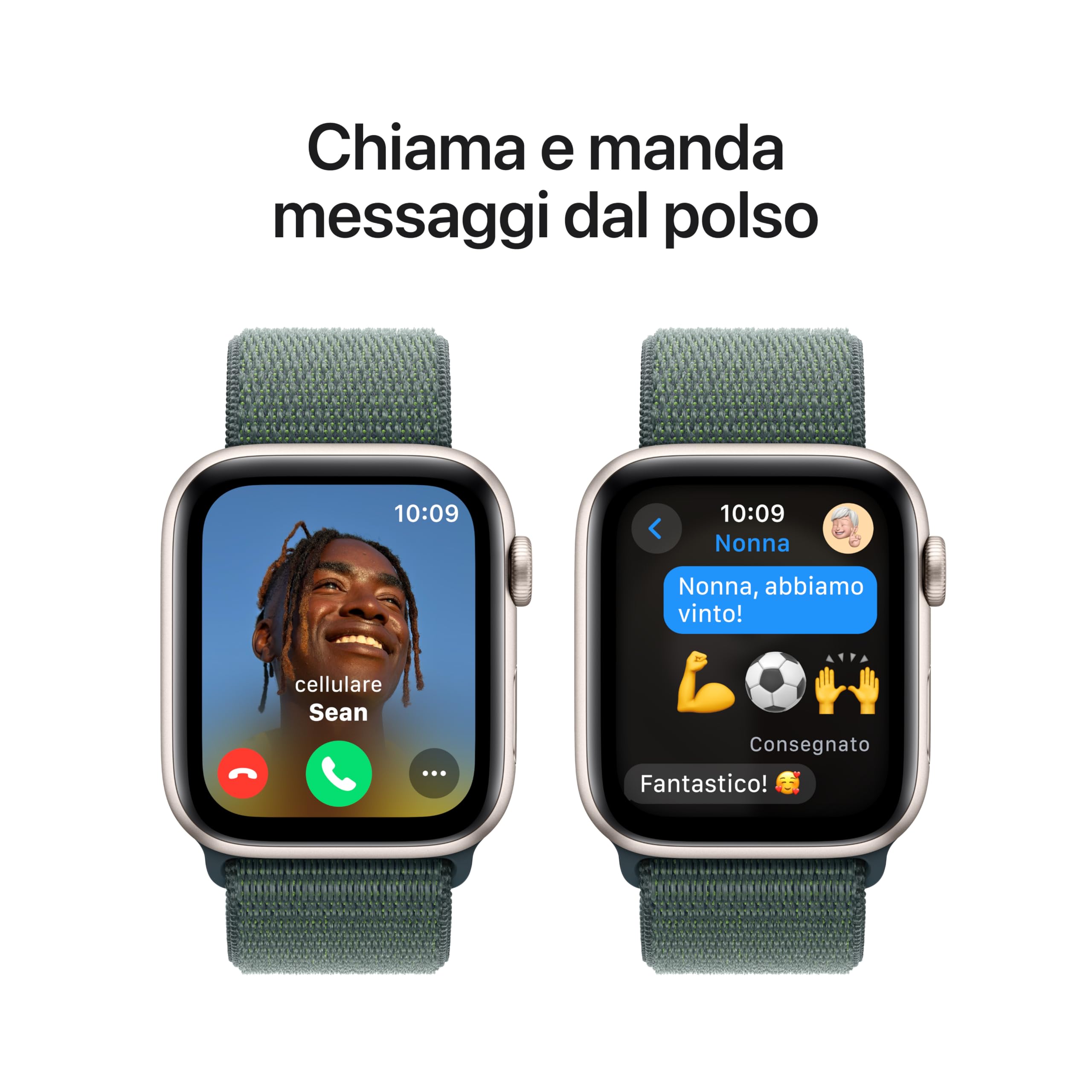 Apple Watch SE 2 gen GPS 44 mm smartwatch Galassia Verde lago