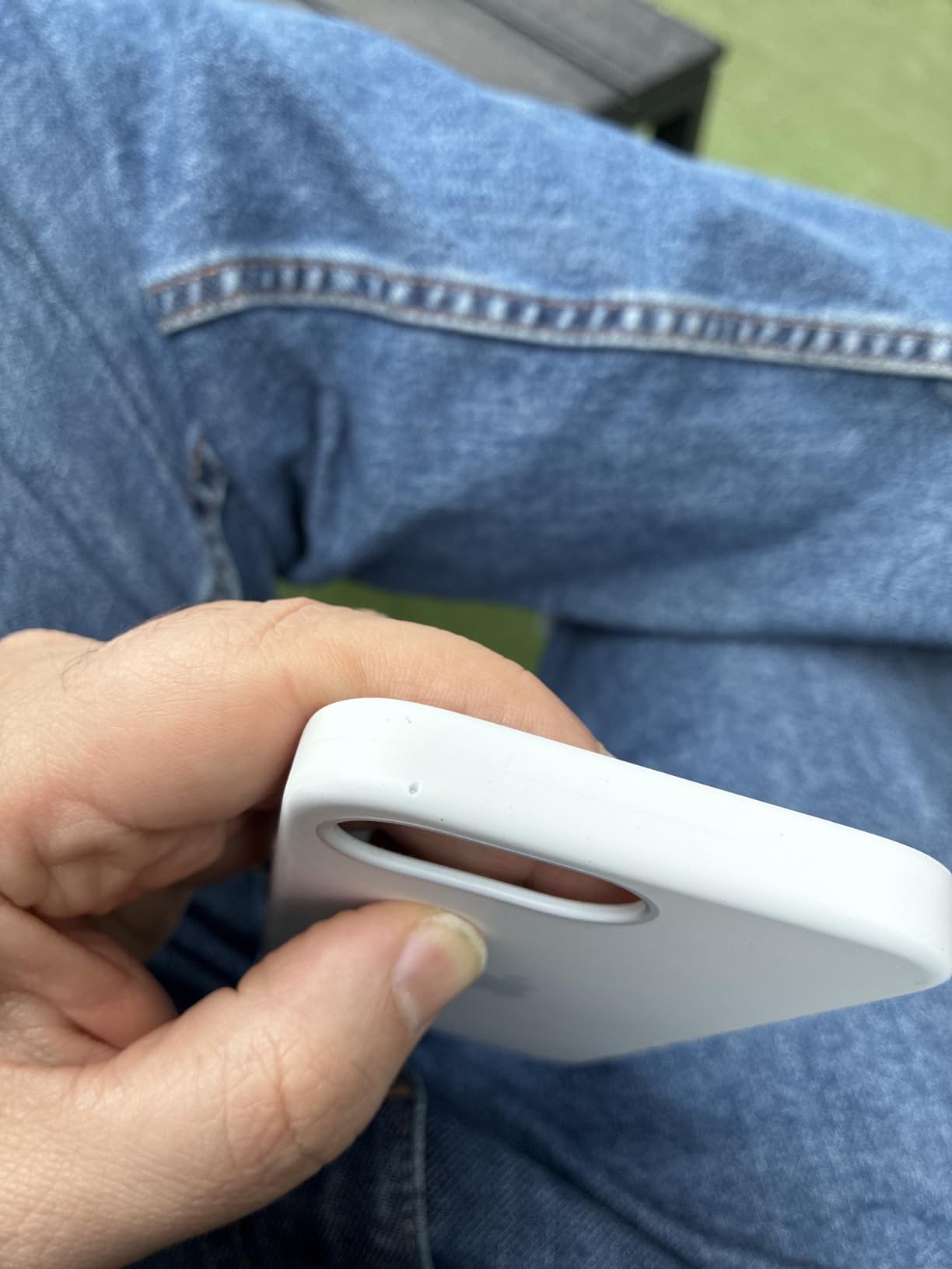 Apple iPhone 16e Custodia Silicone Bianco microfibra