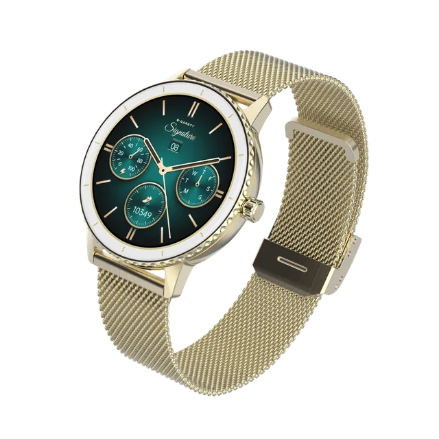 Garett Grace smartwatch oro mesh AMOLED donna