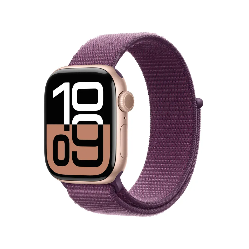 Apple Watch Series 10 42 mm smartwatch GPS Cellular Oro rosa Prugna