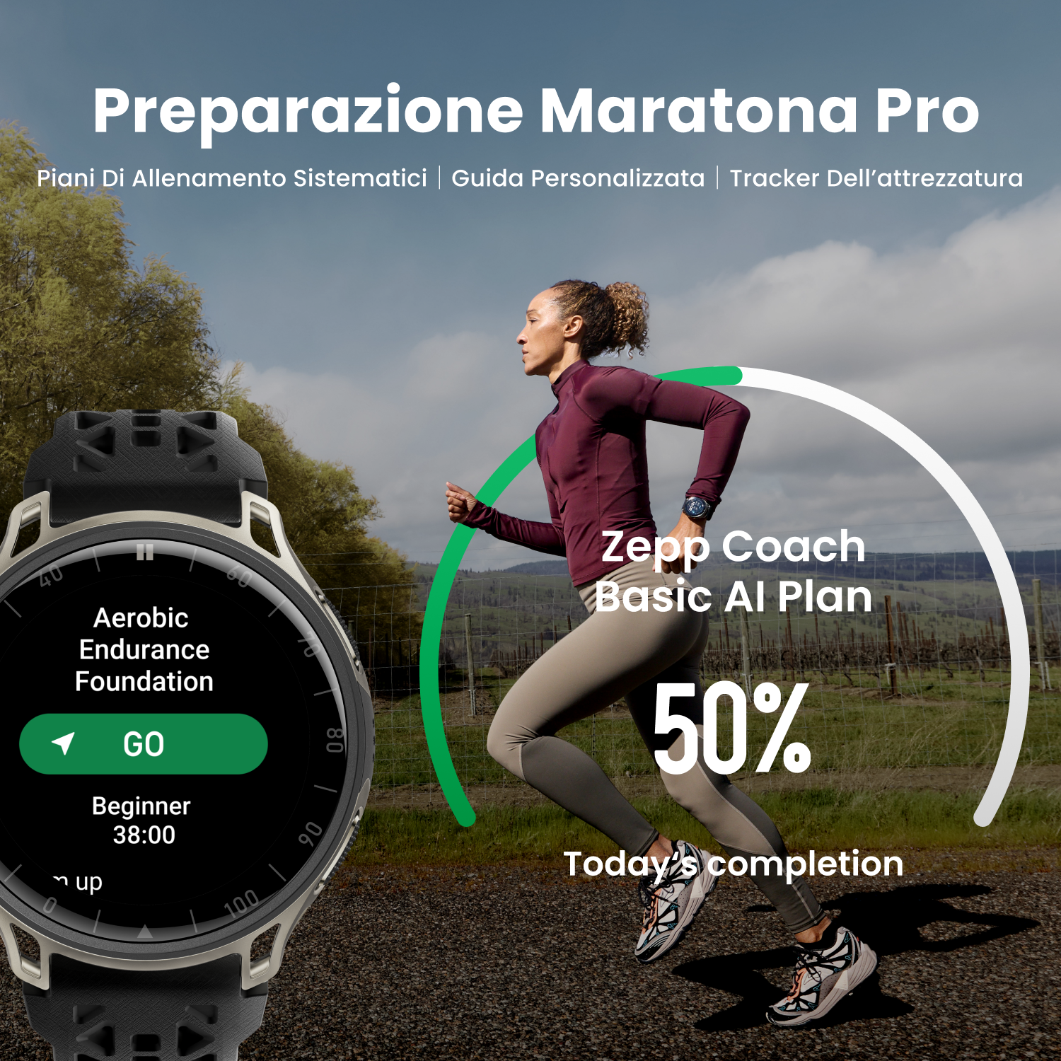 Huami Cheetah 2 Pro smartwatch titanio zaffiro corsa