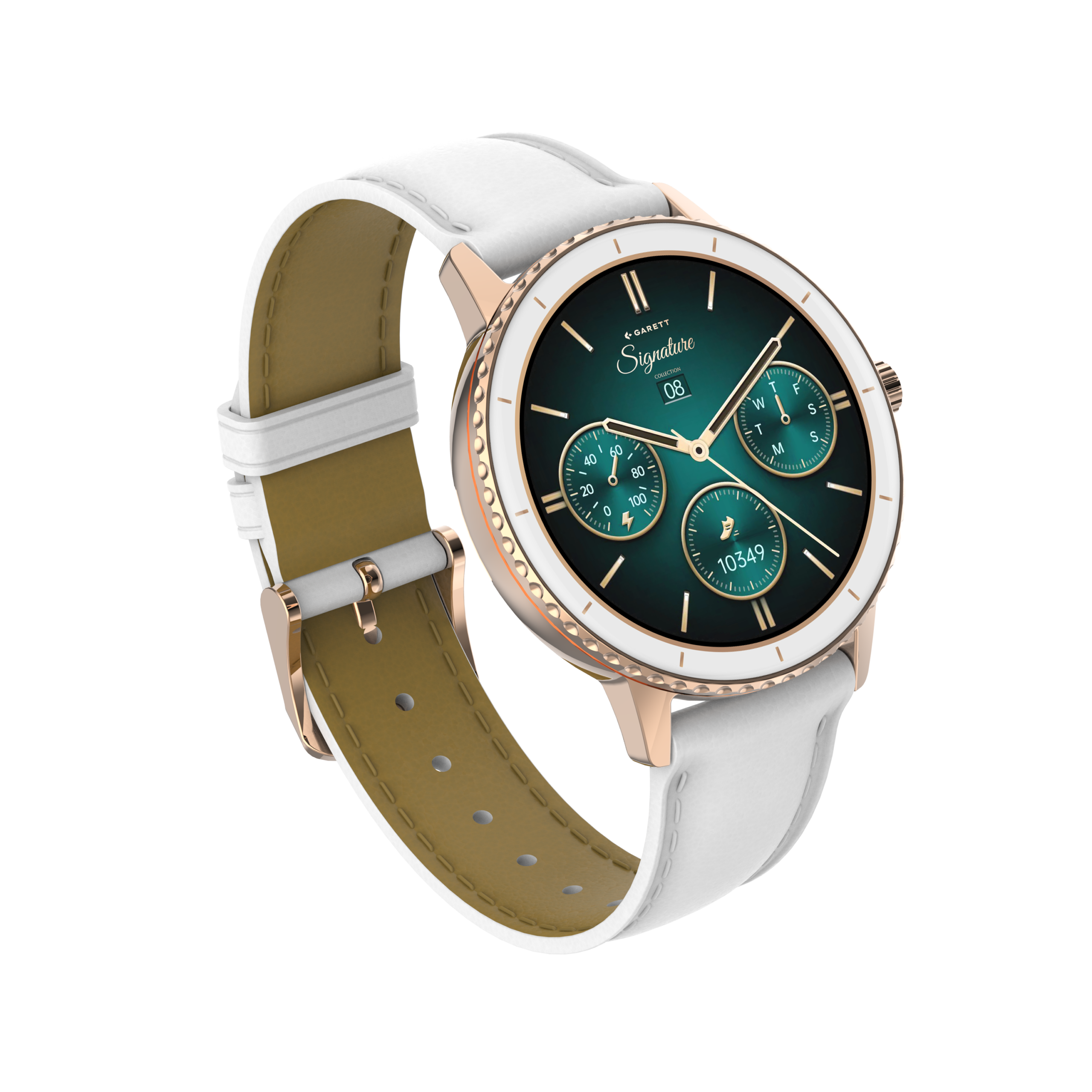 Garett Grace smartwatch oro rosa acciaio AMOLED