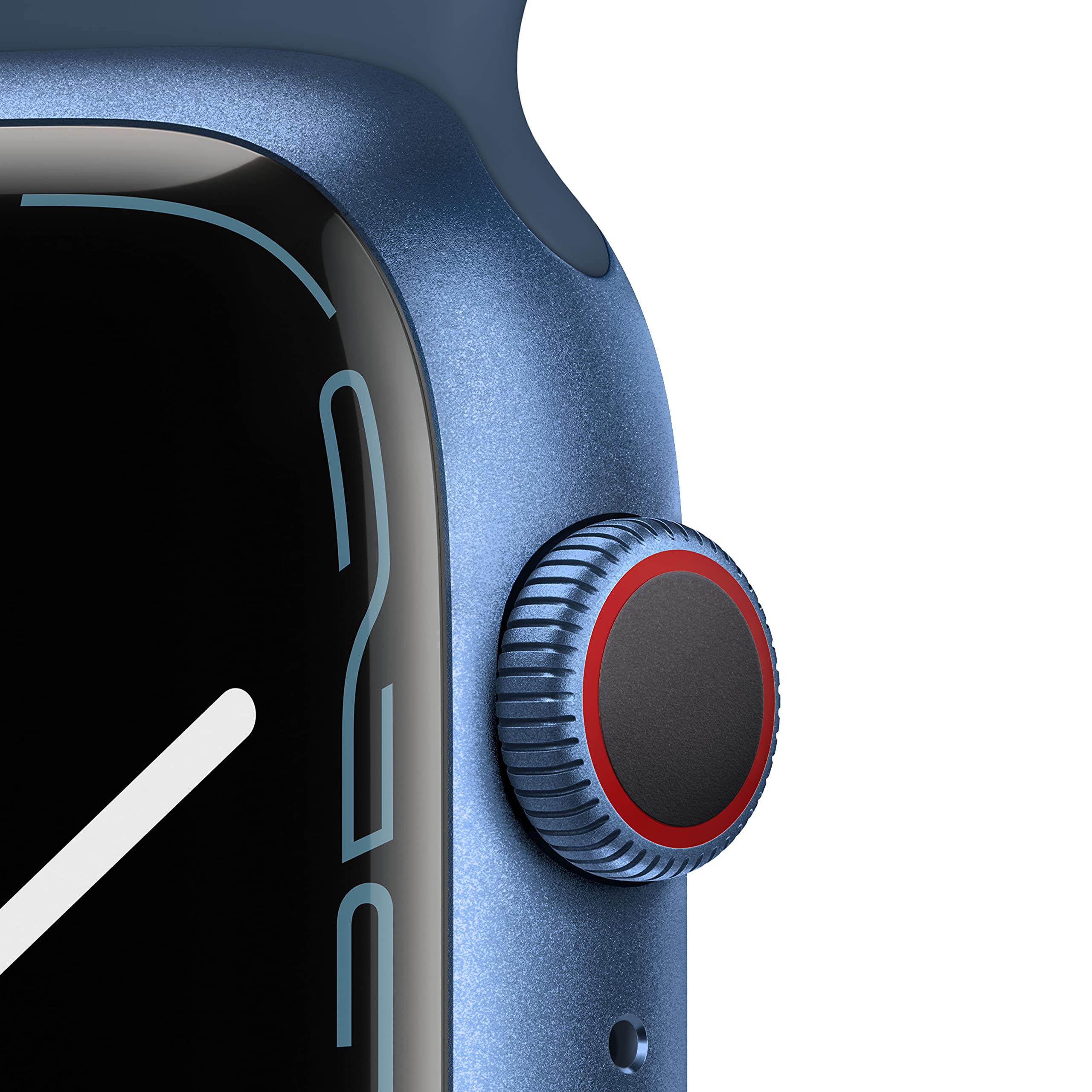 Apple Watch Series 7 smartwatch 45mm GPS+Cellular blu alluminio