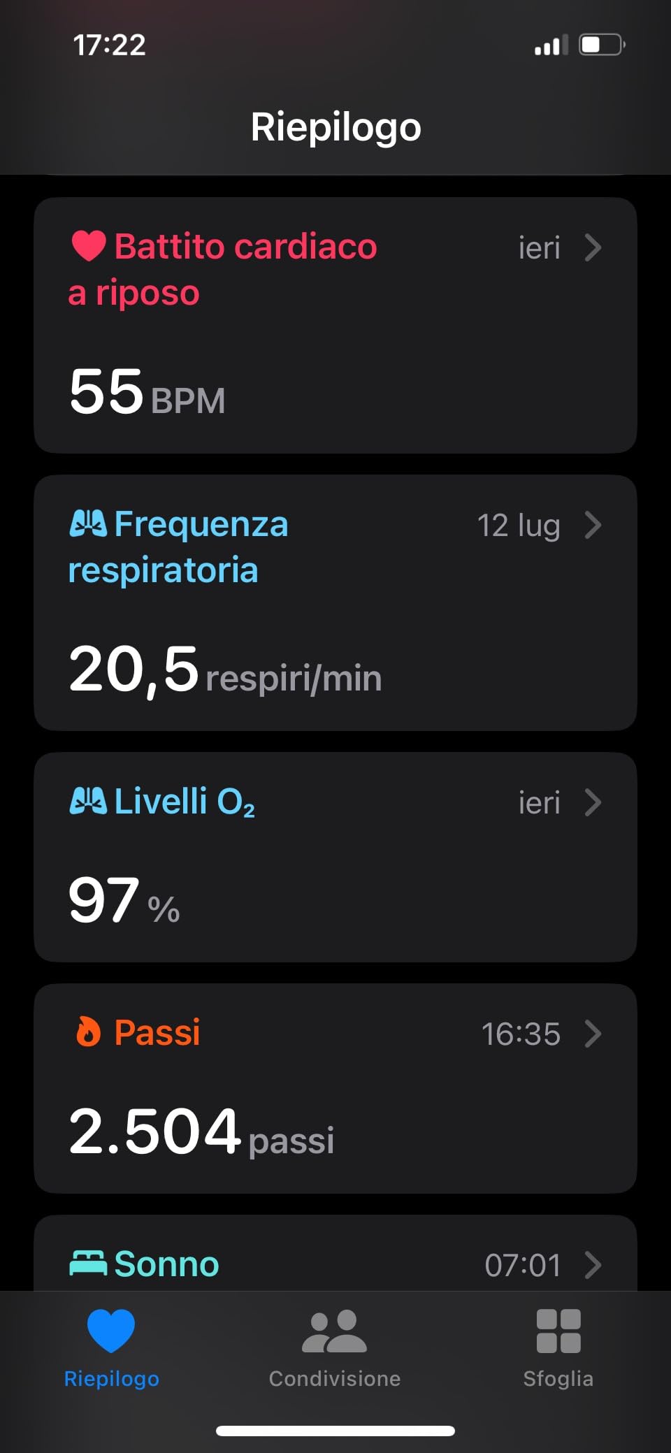 Apple Watch Series 8 GPS+Cellular 45 mm smartwatch Mezzanotte ossigeno