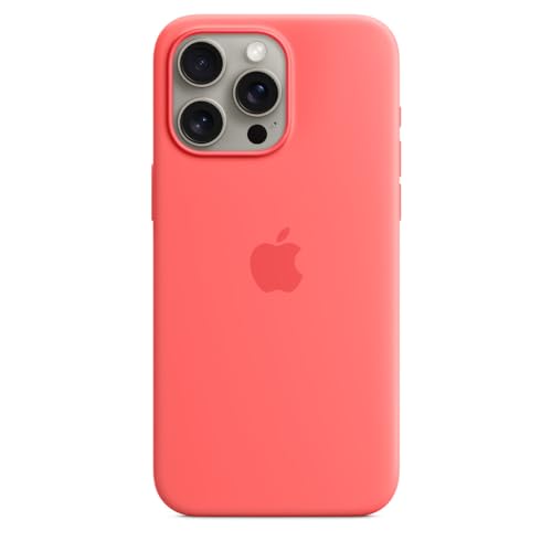Apple iPhone 15 Pro Max custodia silicone Guava MagSafe